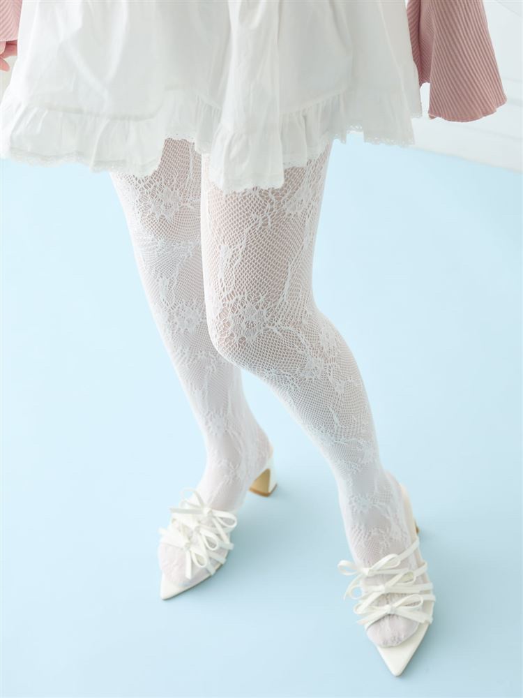 仿素肌蕾絲絲襪
