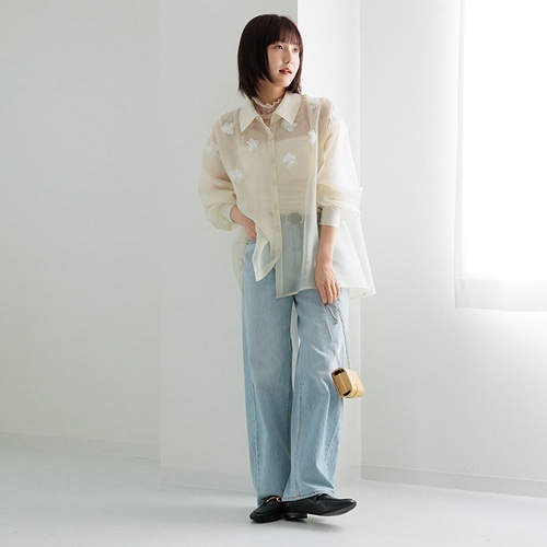 Sale•花花珍珠恤衫
