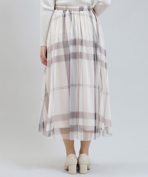 大格仔柄紗裙