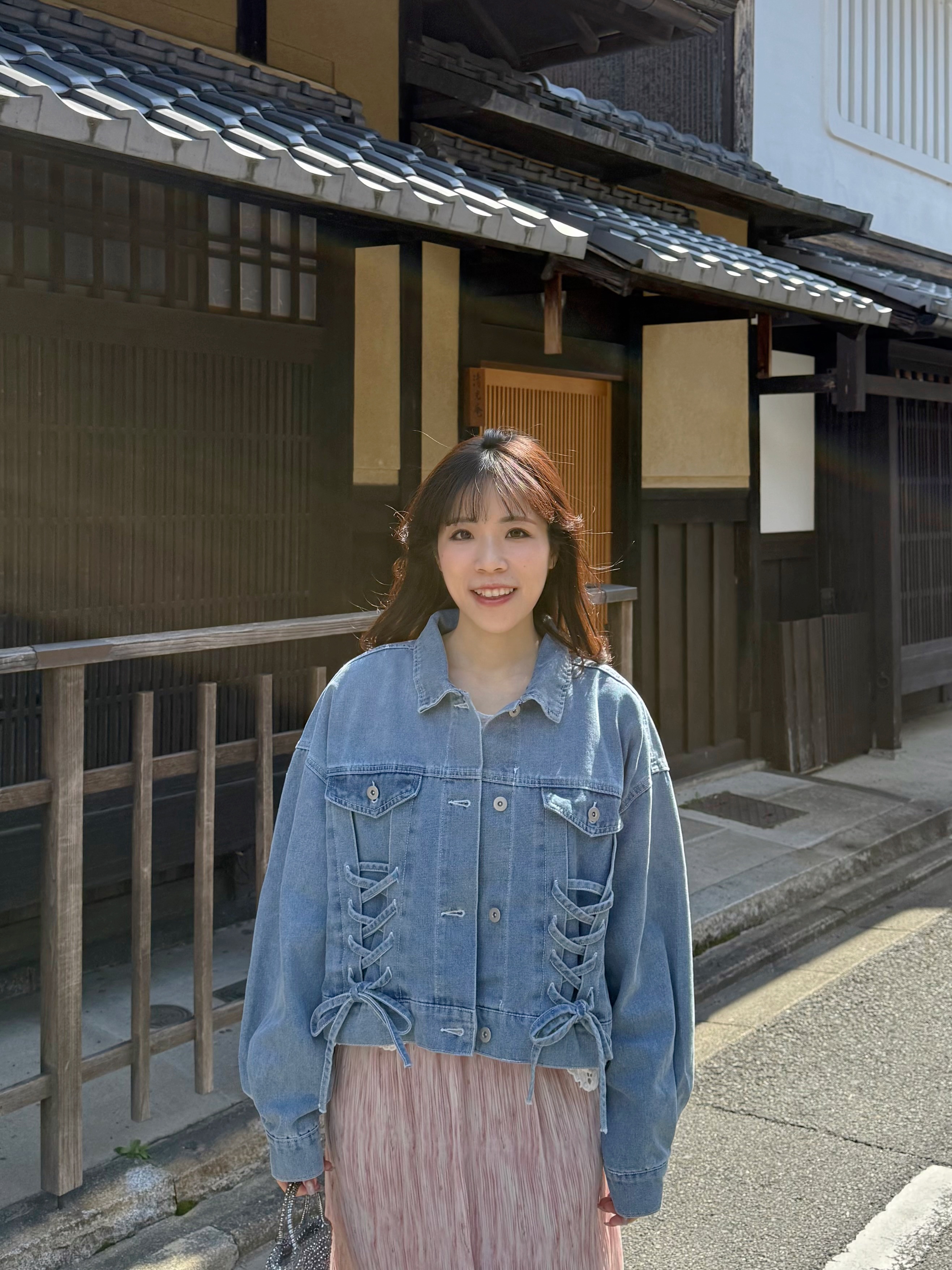 3色•蝴蝶結牛仔外套