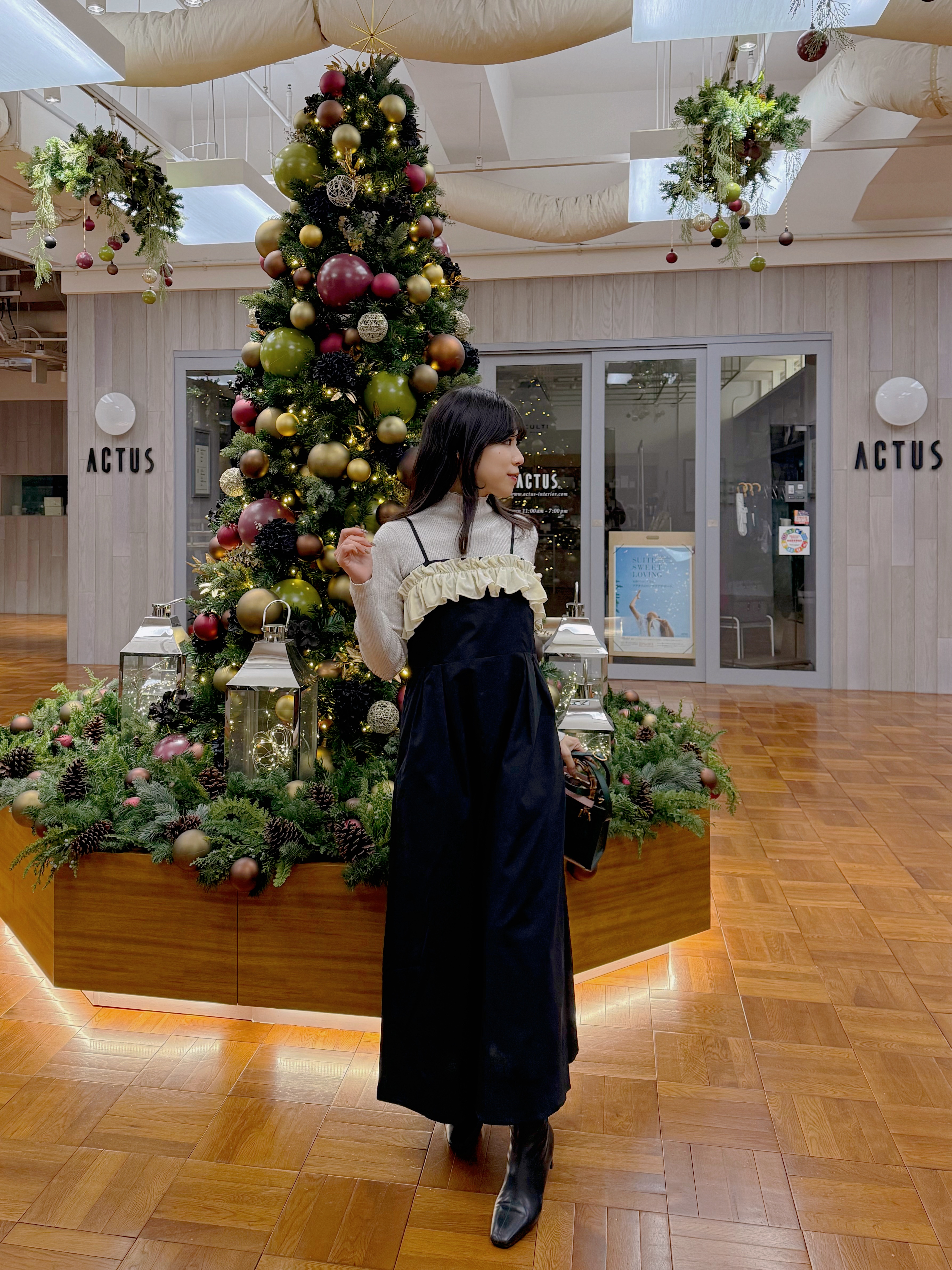 波浪抹胸吊帶連身裙