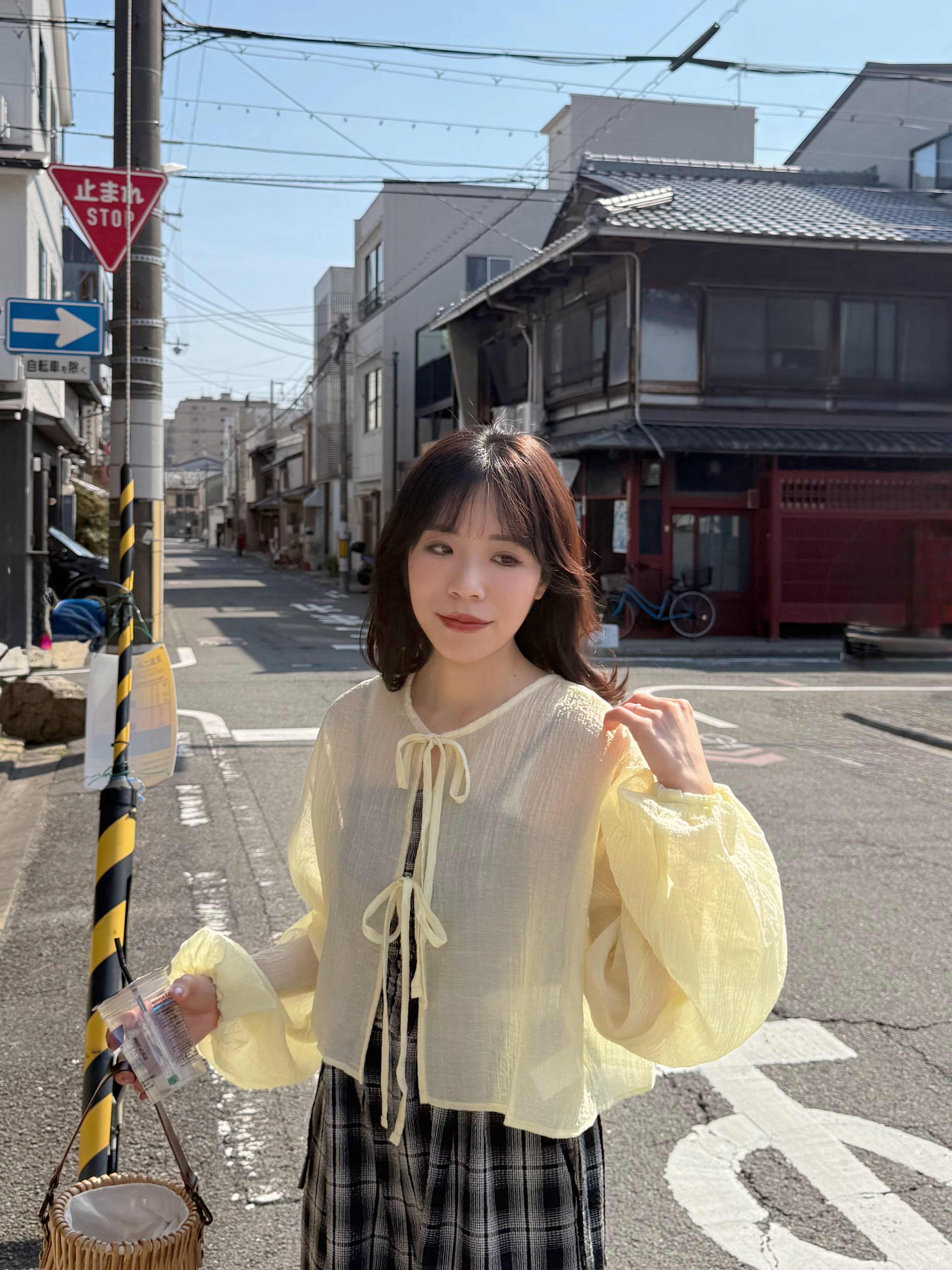 5色•2 Way前後薄雪紡外套上衣