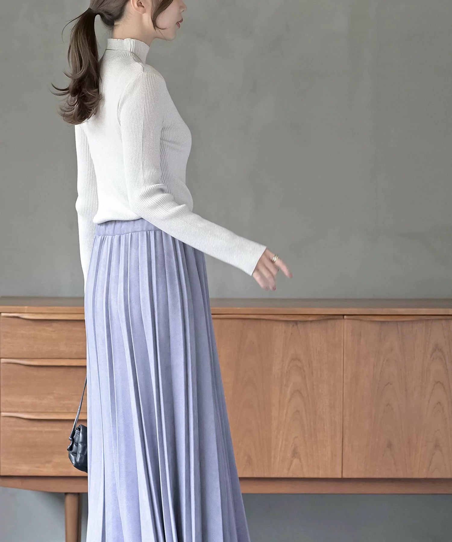 閃閃企領針織上衣