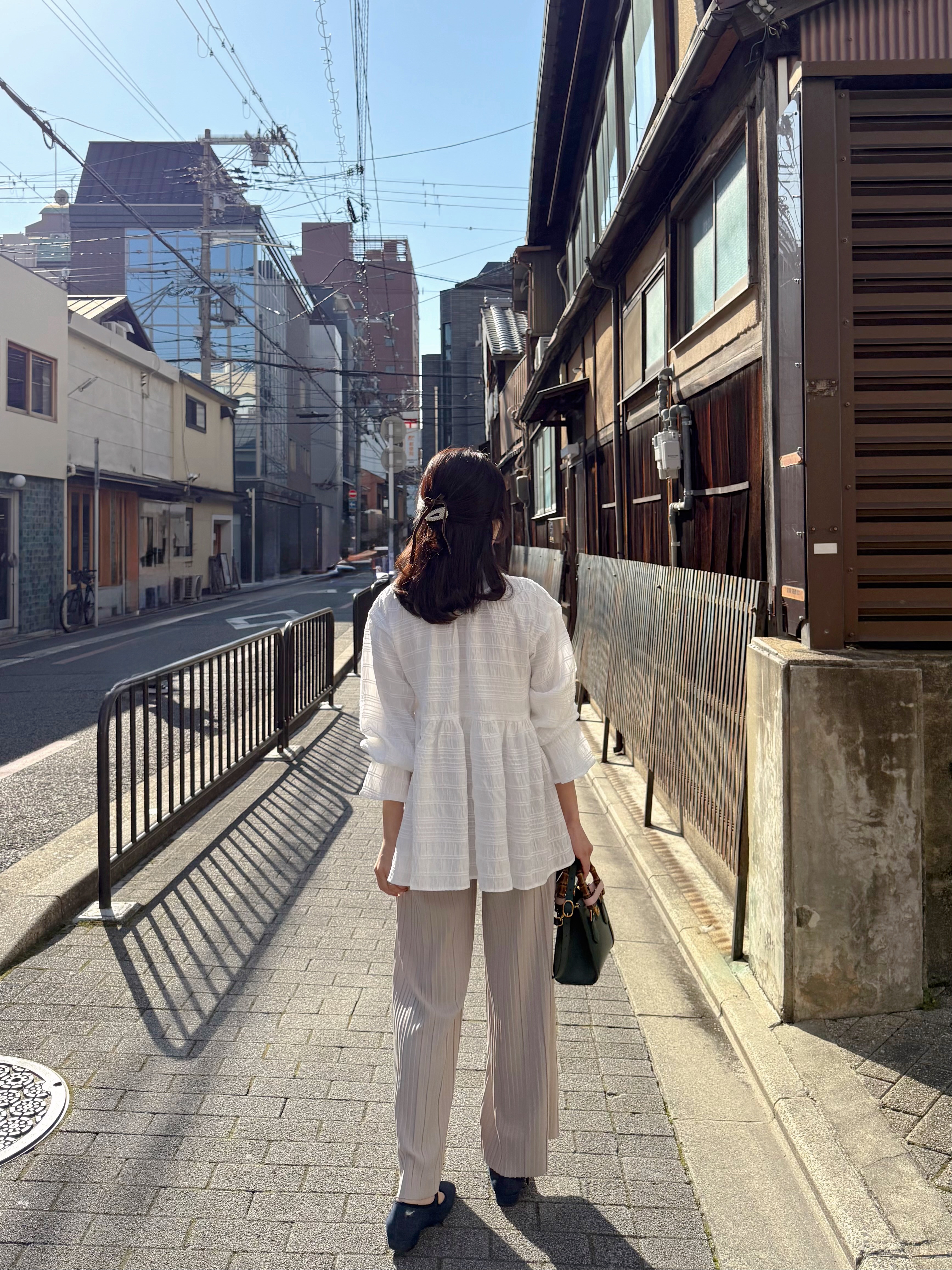 4色•2 Way前後束袖外套上衣