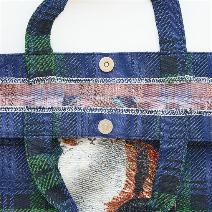 松美Miyuki貓貓刺繡餃子袋