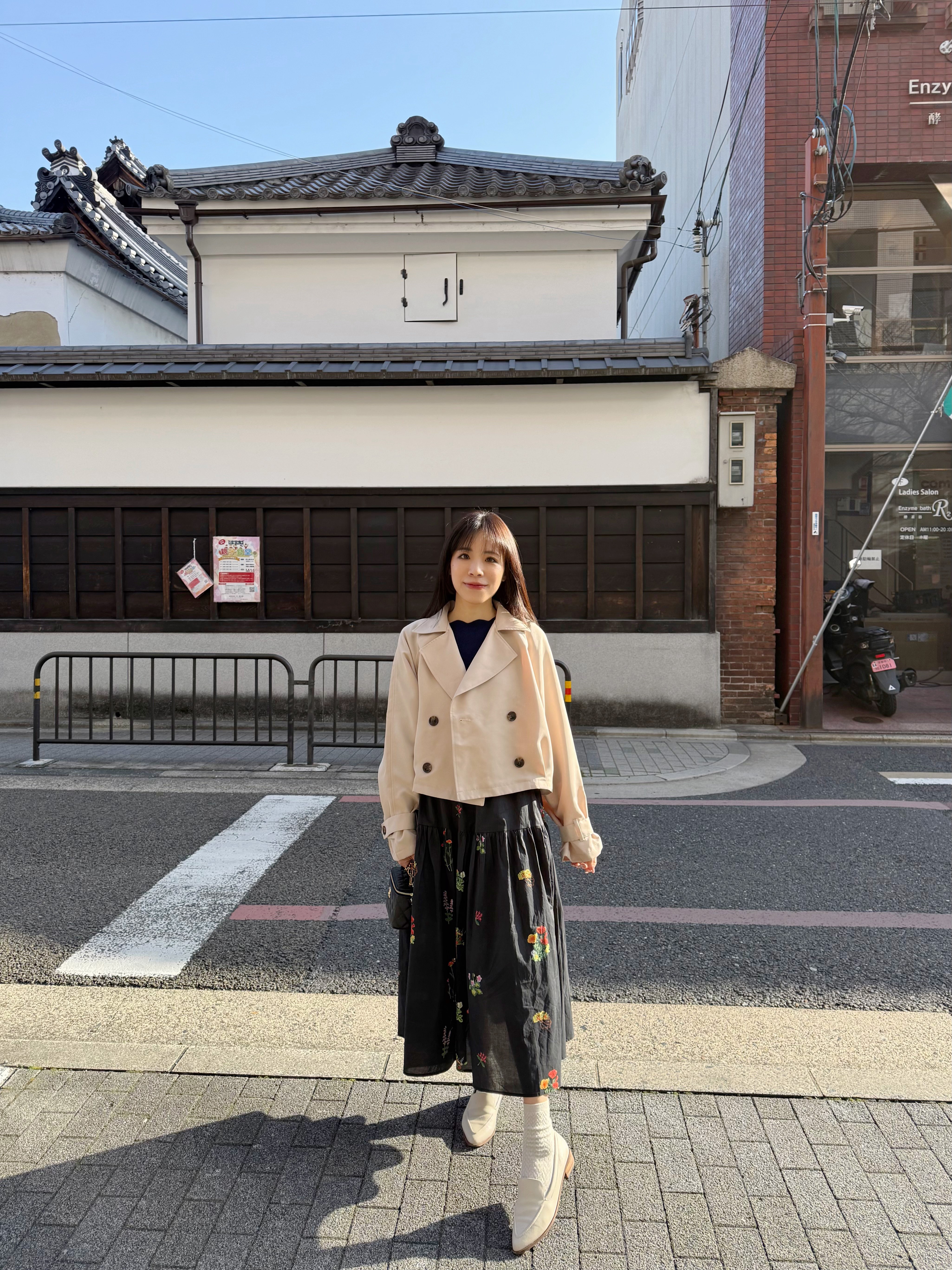 3色•基礎短款後波浪乾濕外套