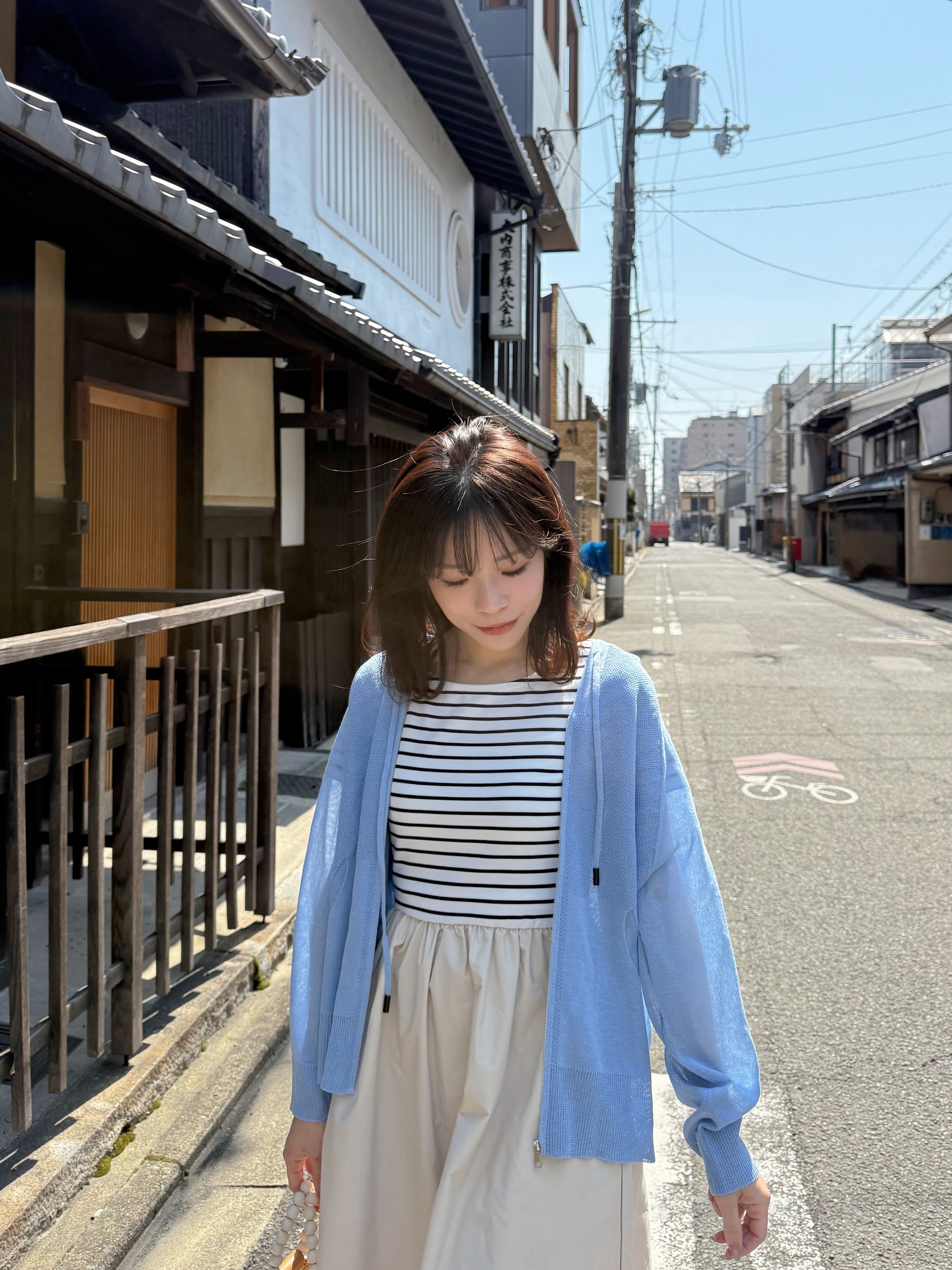 2色•連帽薄款拉鍊針織外套