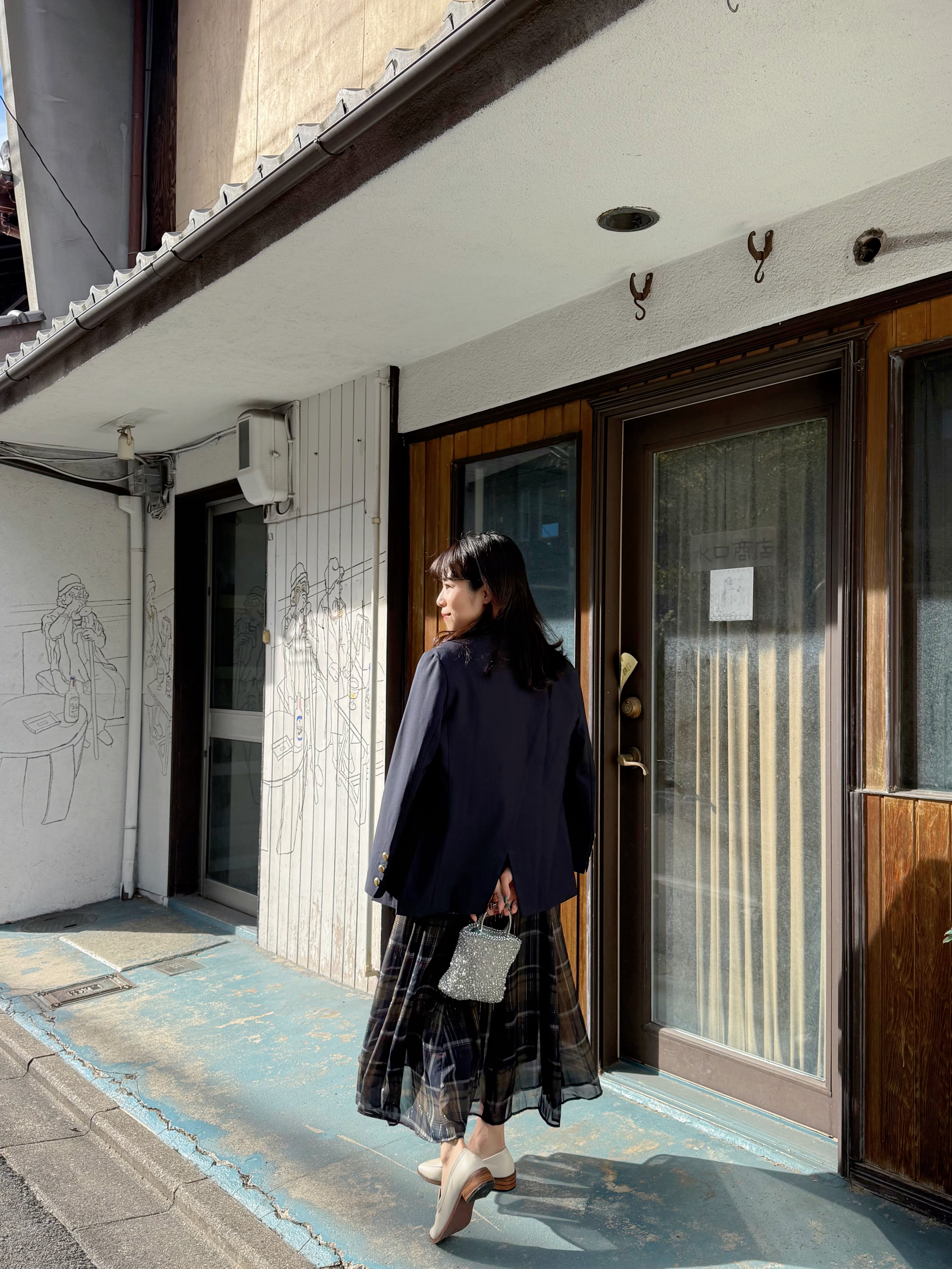 2種長度•印花有袋雪紡半身裙