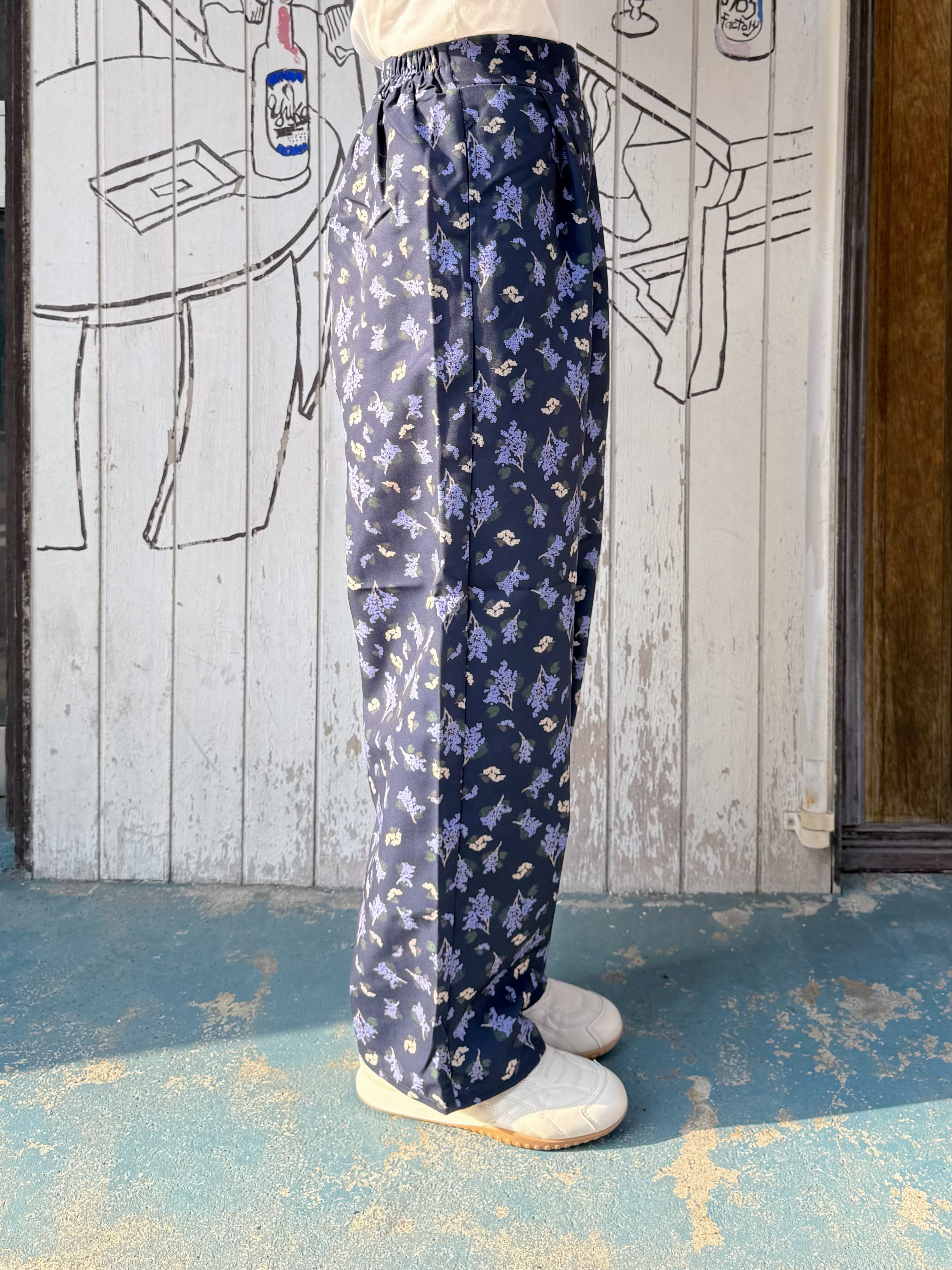 紫藤花傘攞吊帶背心 + 長褲套裝