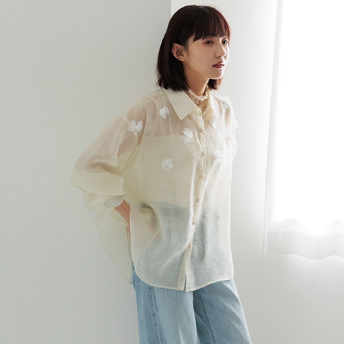 Sale•花花珍珠恤衫