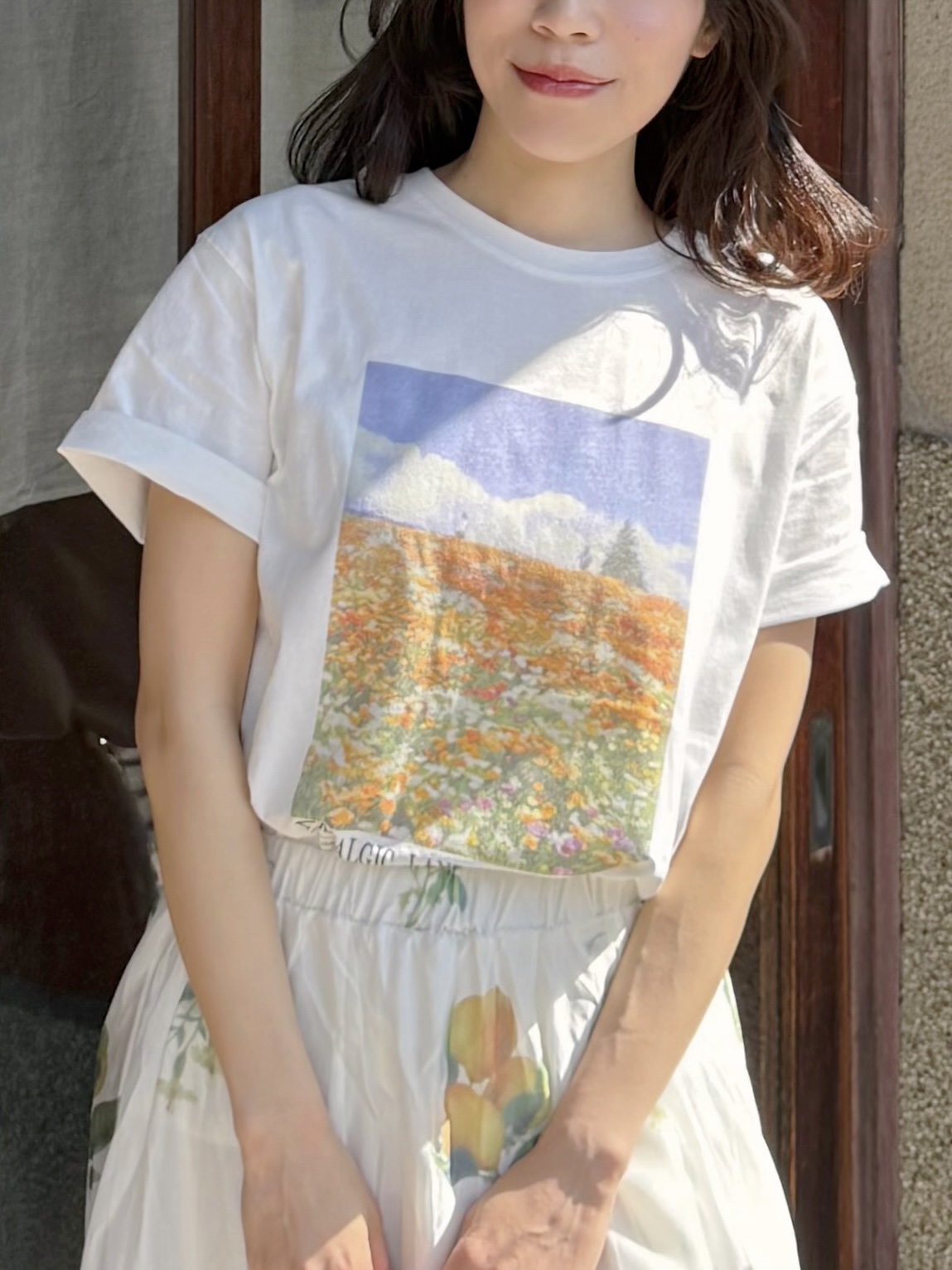 風景油畫短袖Tee