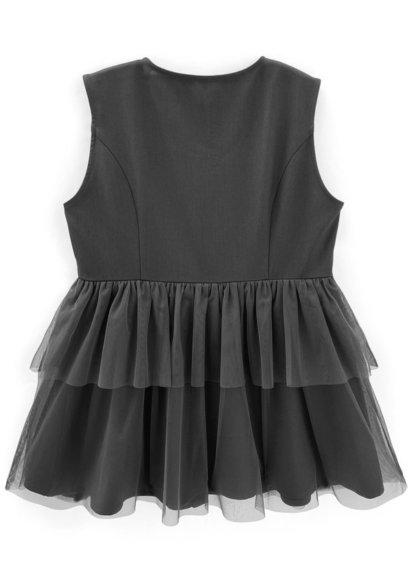 紗紗背心娃娃外套