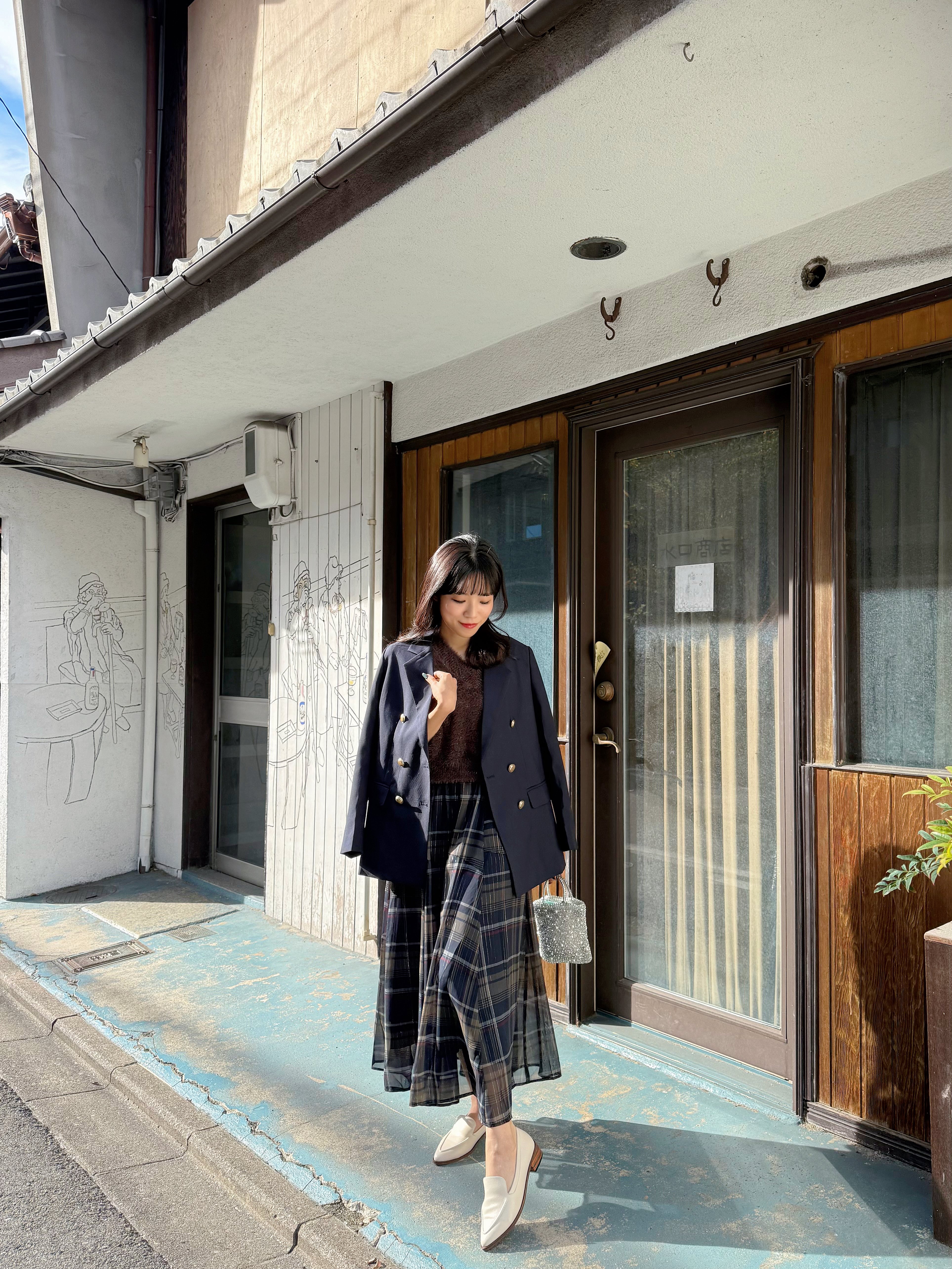 2種長度•印花有袋雪紡半身裙