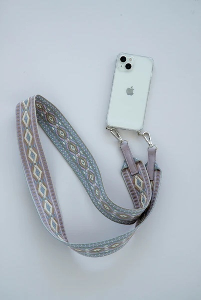 藤編刺繡斜孭帶小袋