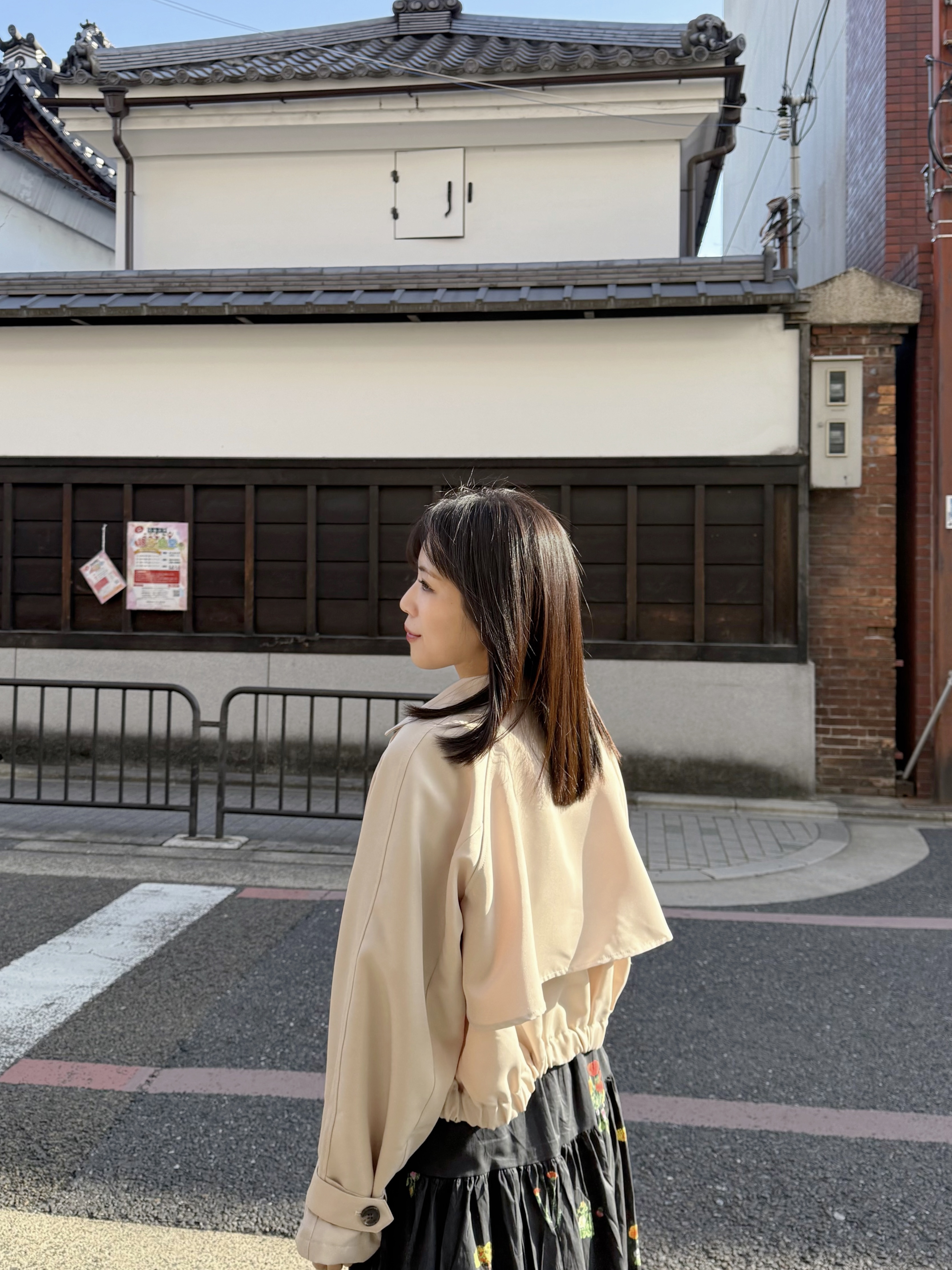 3色•基礎短款後波浪乾濕外套