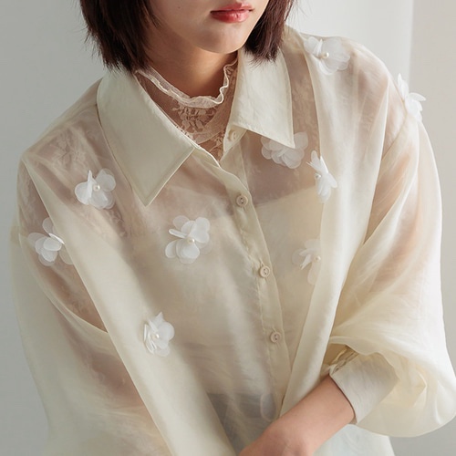 Sale•花花珍珠恤衫