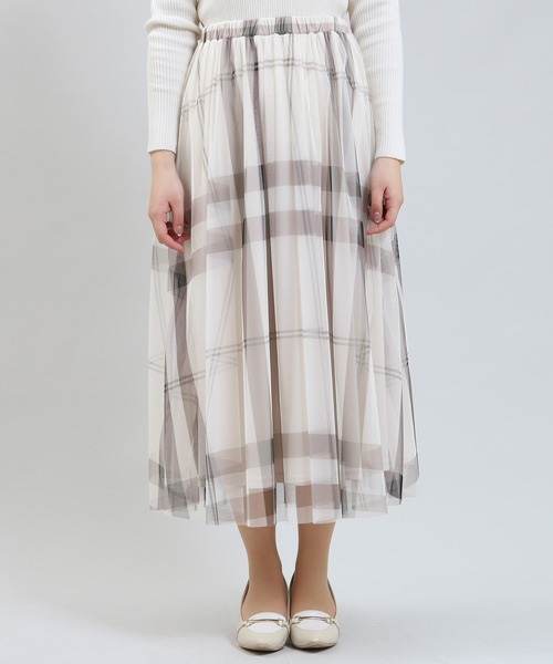 大格仔柄紗裙