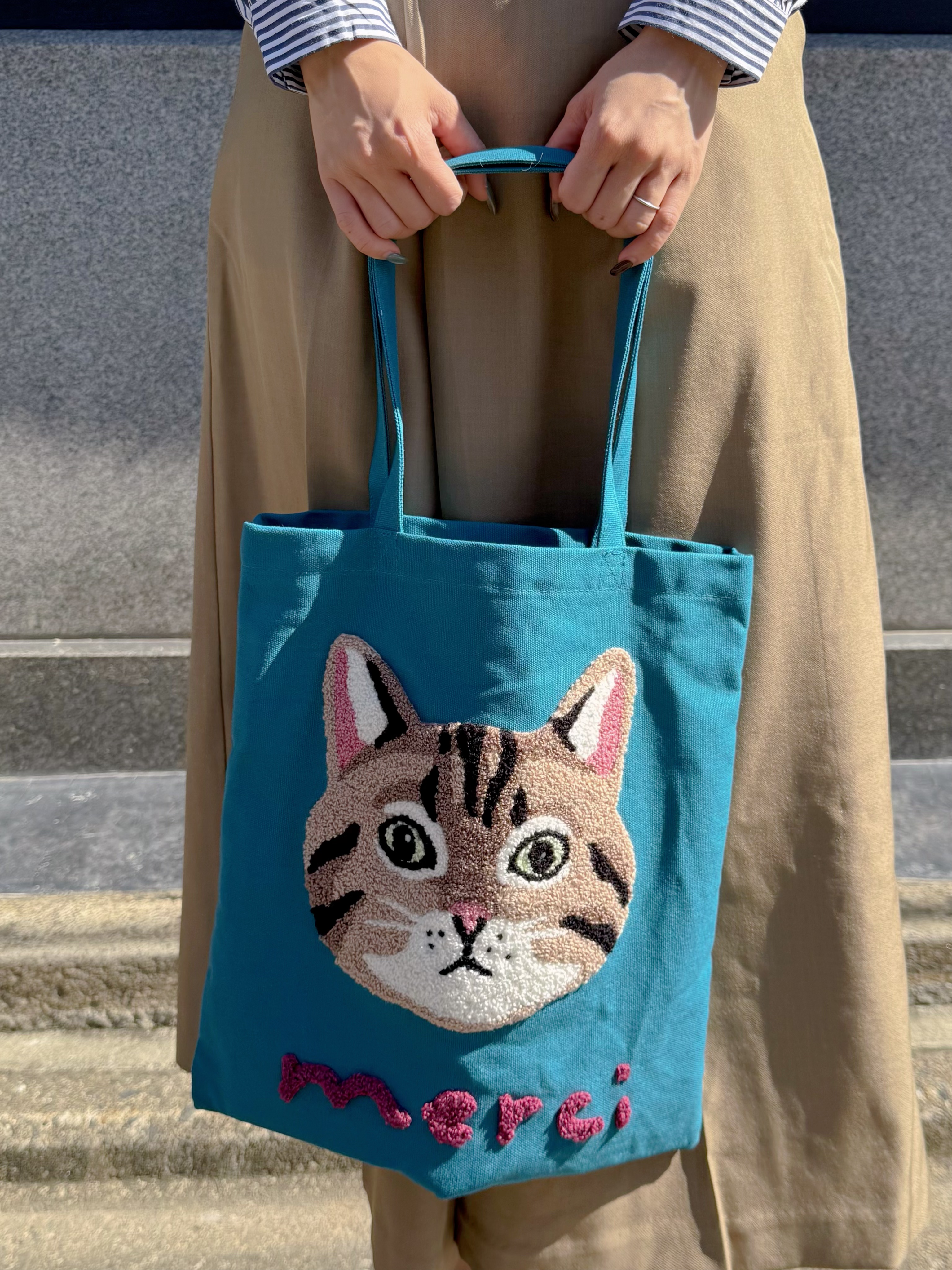 立體貓貓帆布袋