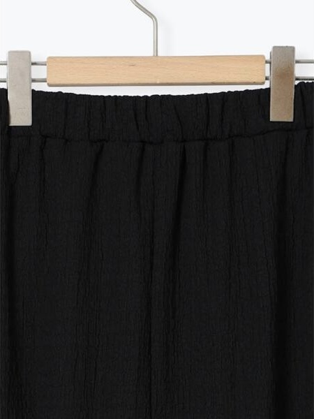 百褶雪紡直長半身裙