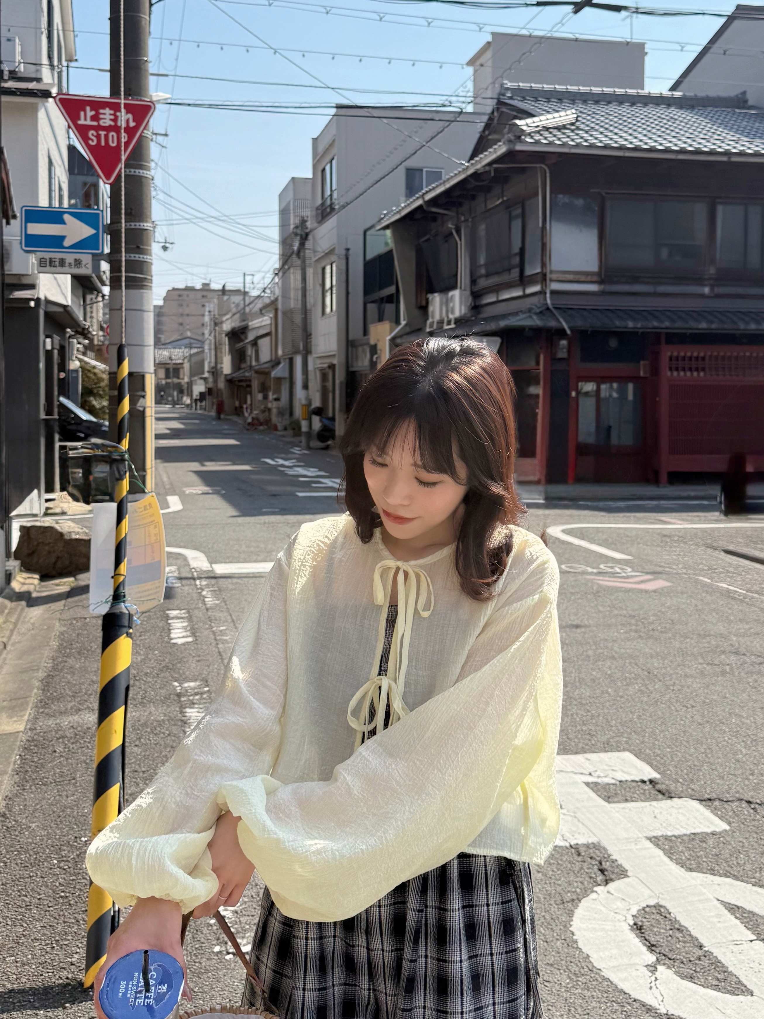 5色•2 Way前後薄雪紡外套上衣