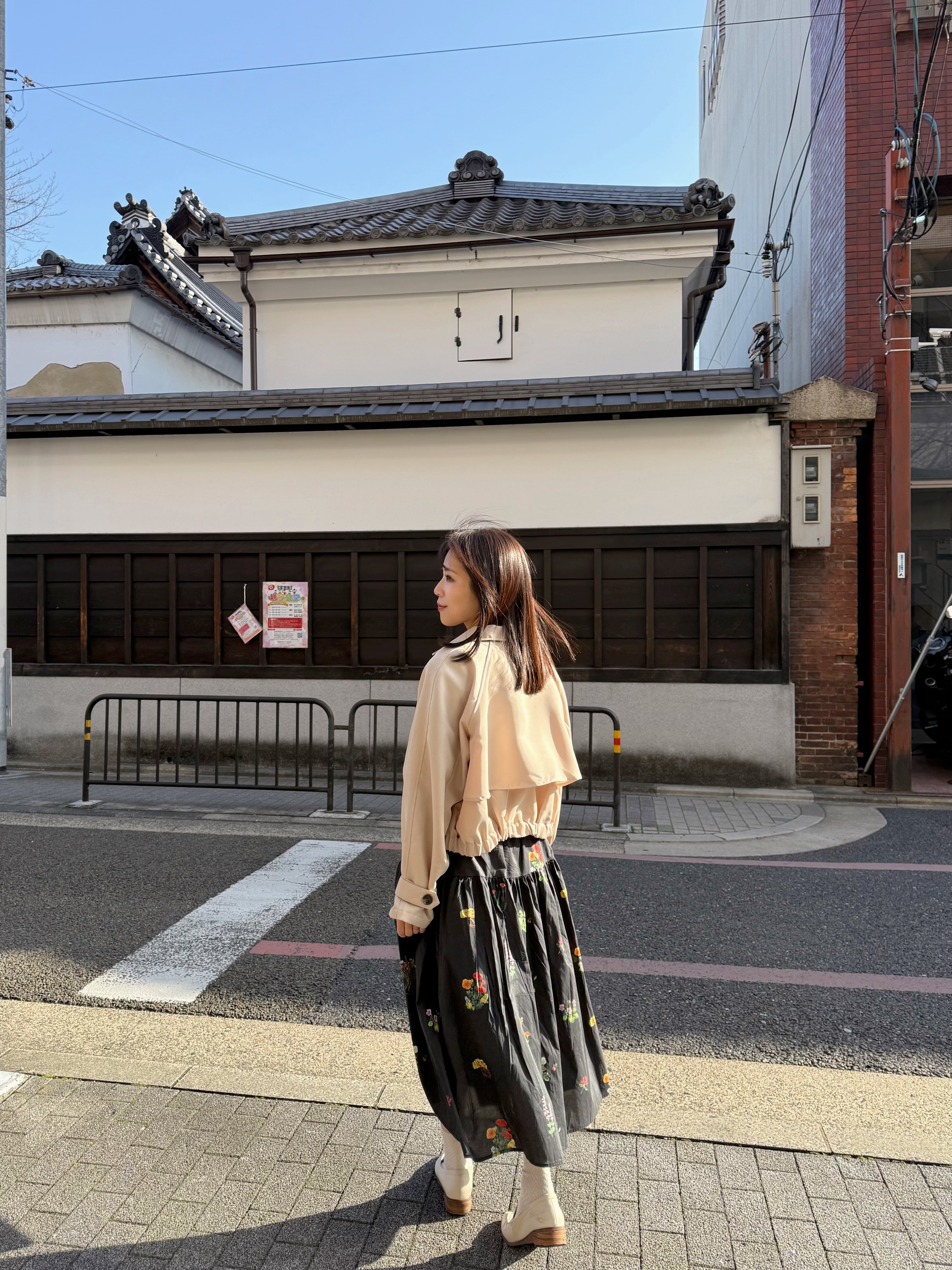 3色•基礎短款後波浪乾濕外套