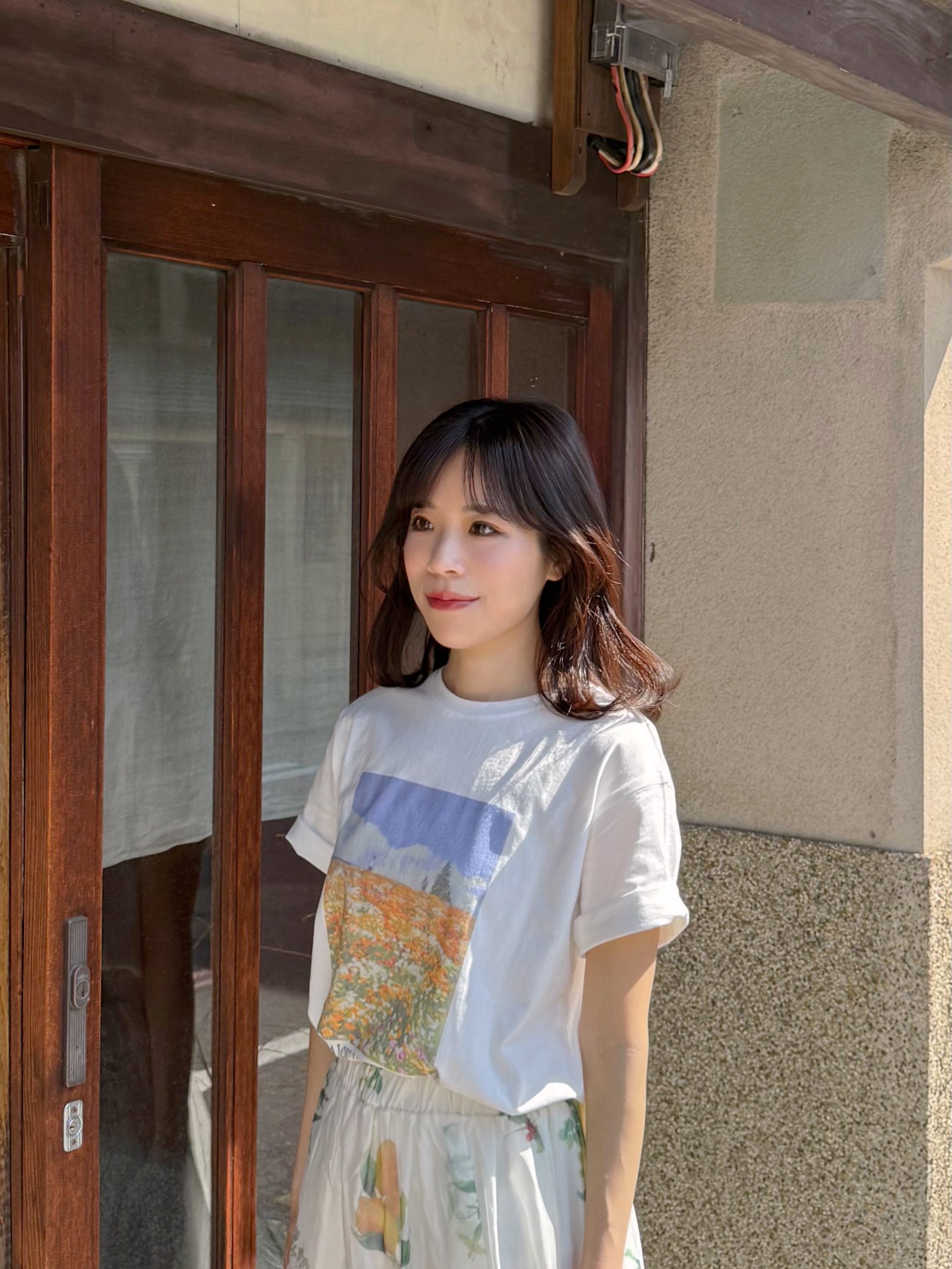 風景油畫短袖Tee