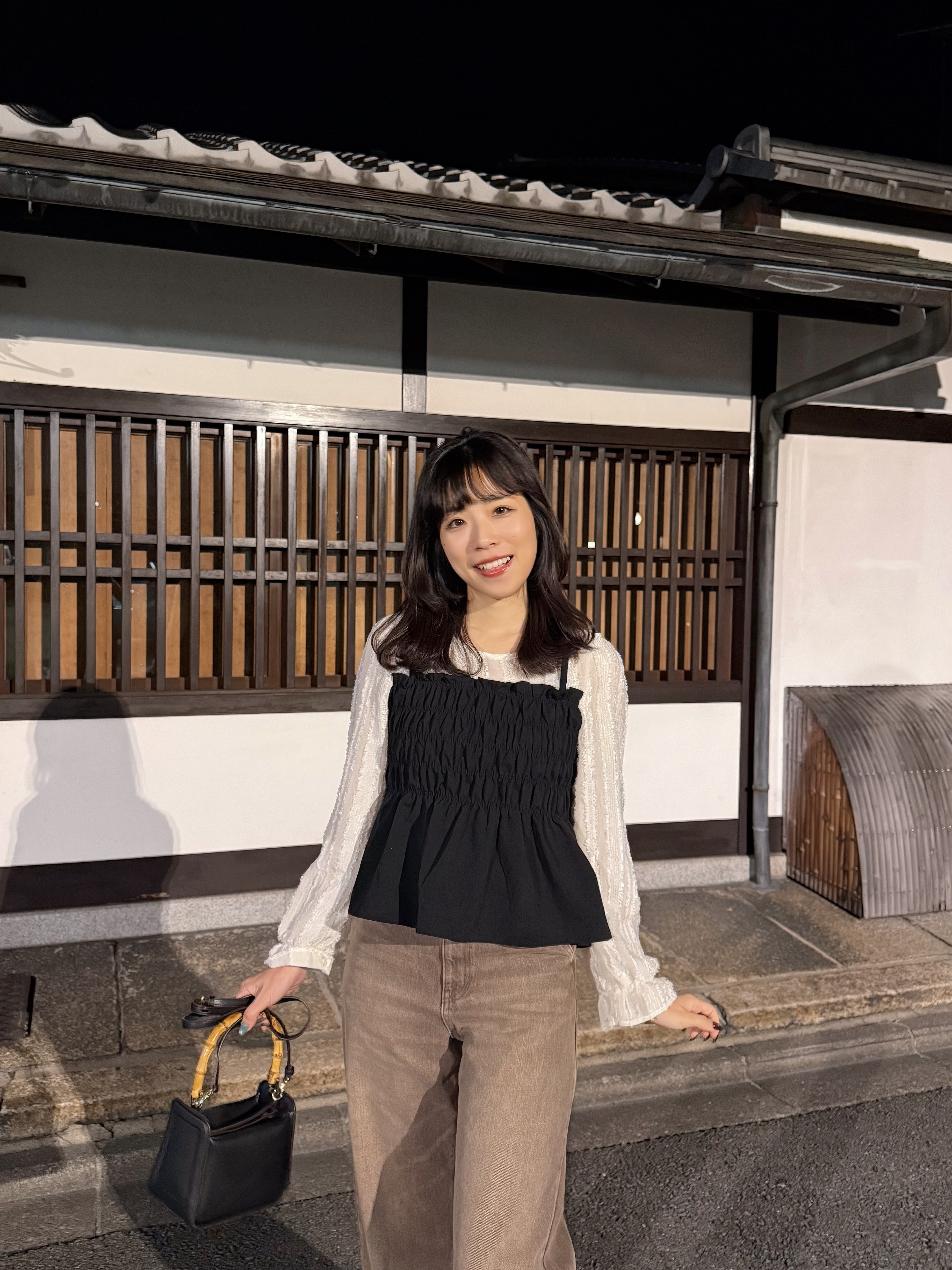 抹胸拼接雪紡上衣