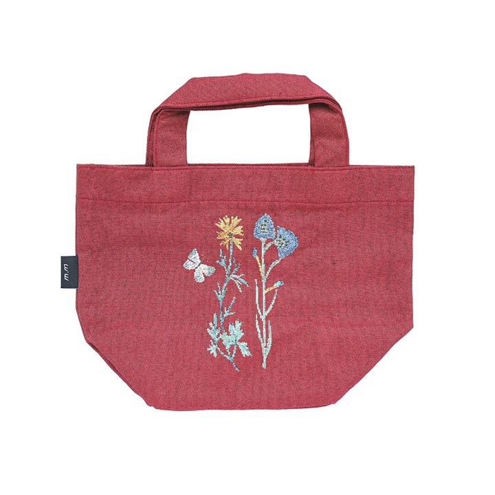 松尾Miyuki貓貓刺繡餃子袋