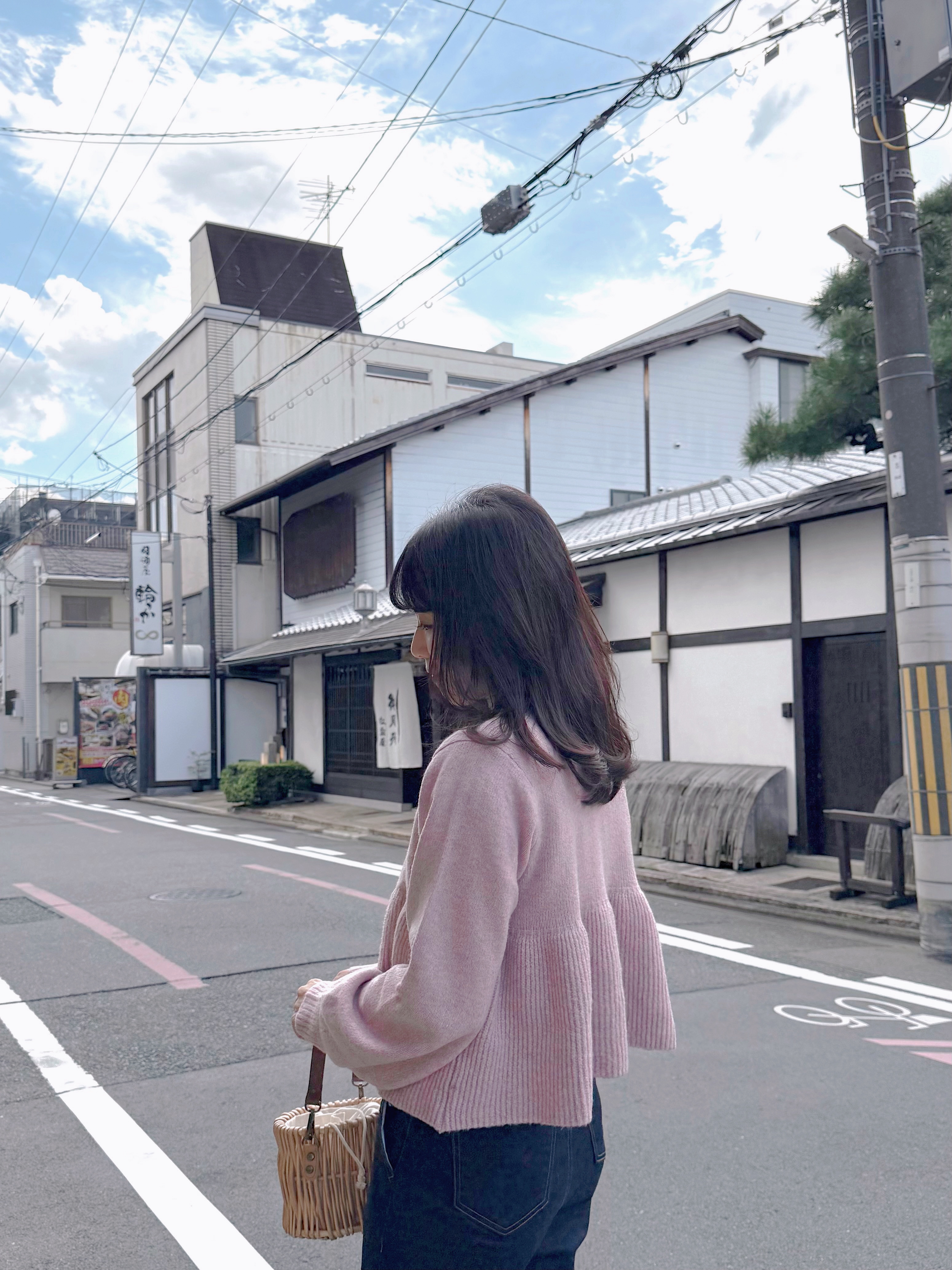 泡泡袖蝴蝶結冷外套上衣