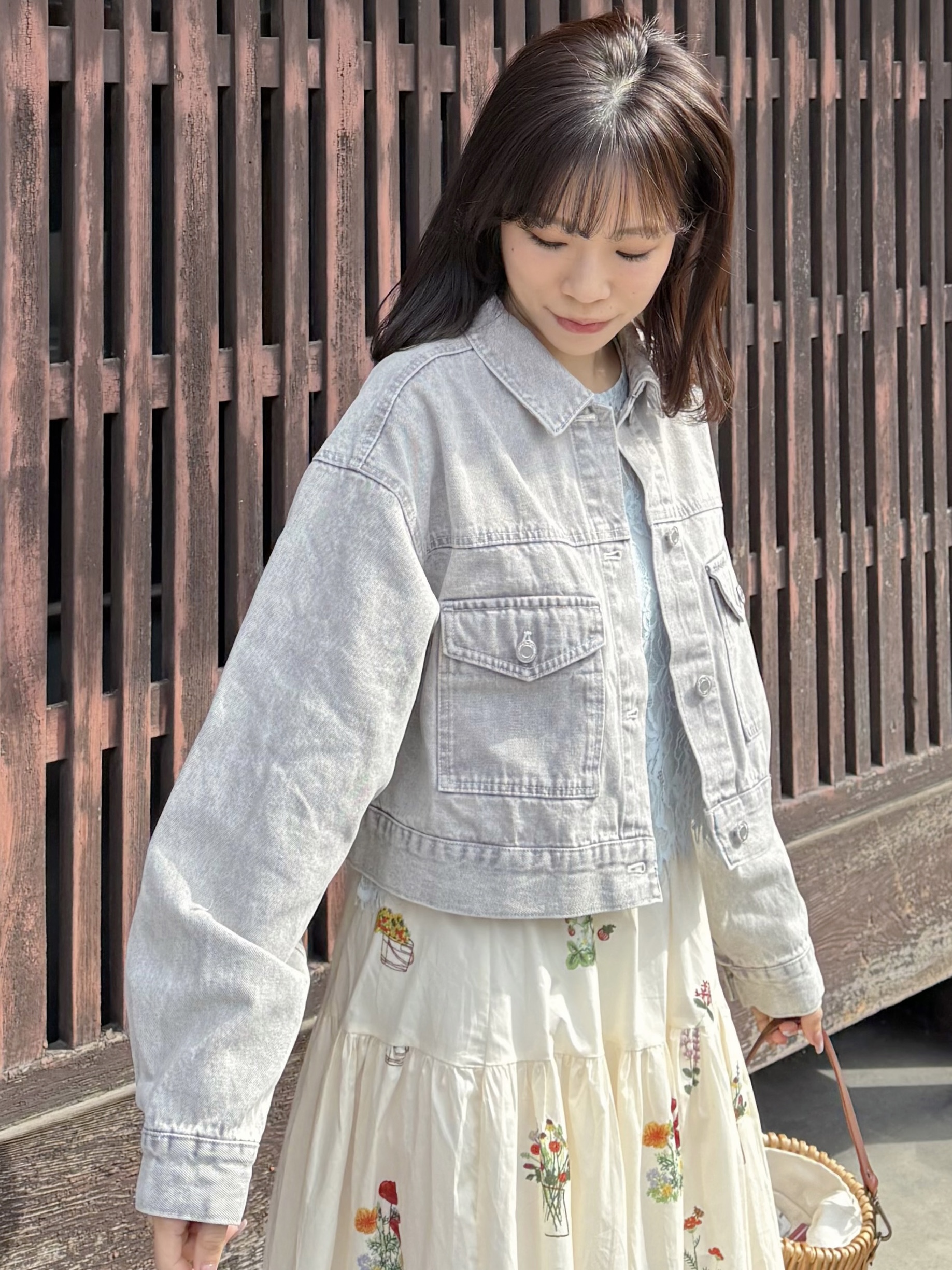 2色•淡色系小寬鬆牛仔外套