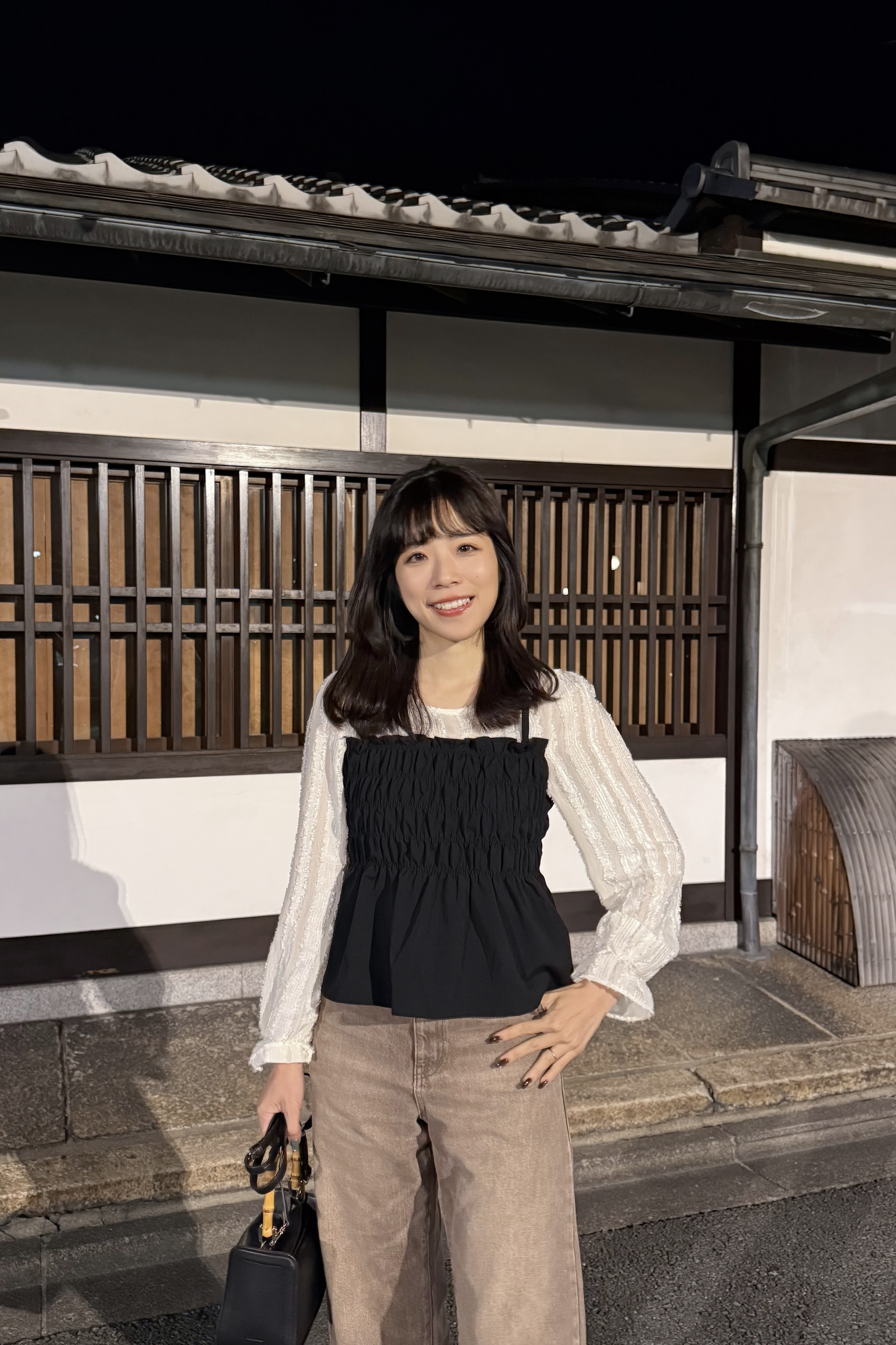 抹胸拼接雪紡上衣