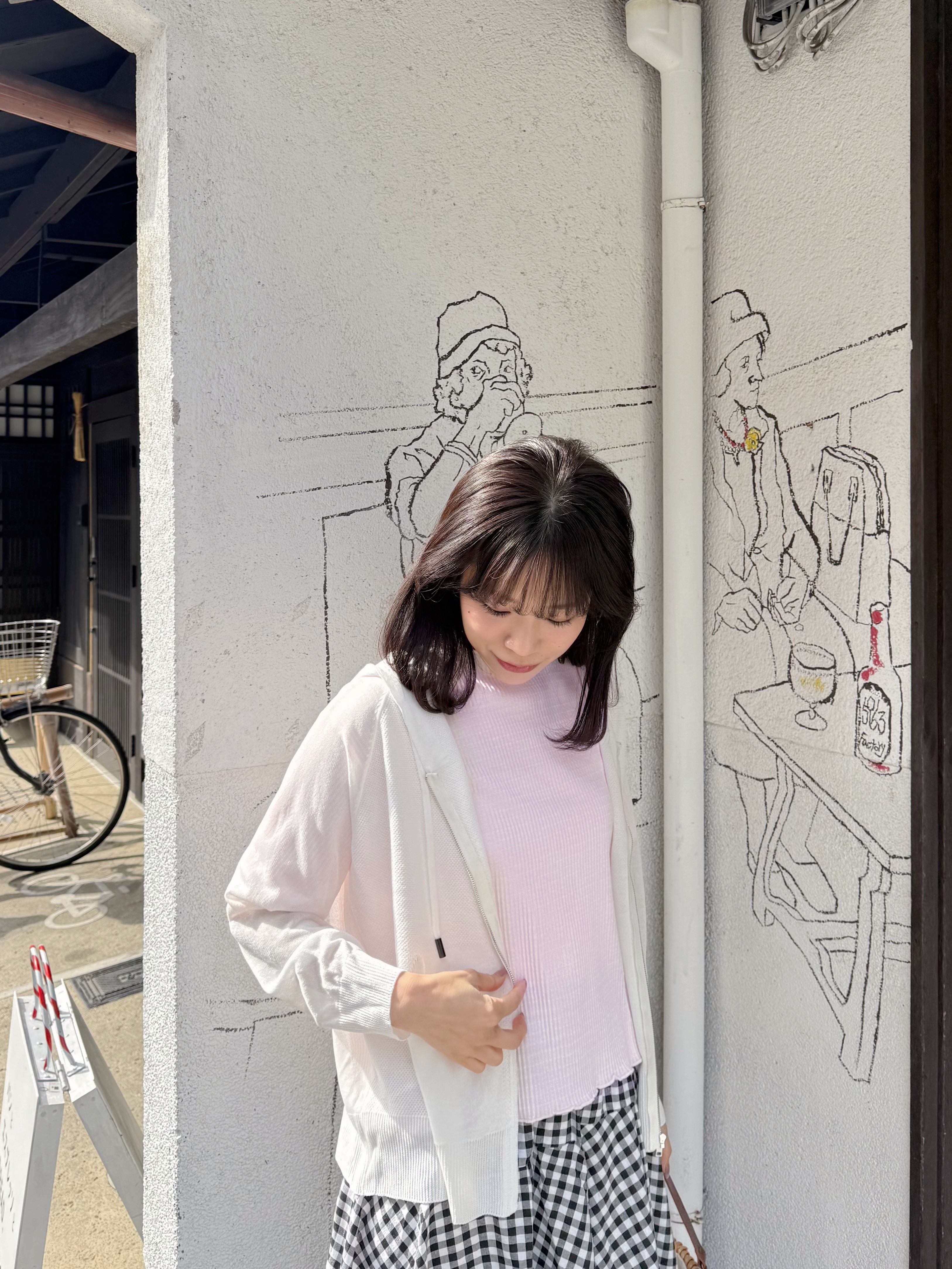 連帽薄款拉鍊針織外套