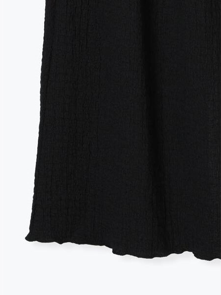 百褶雪紡直長半身裙