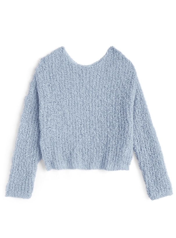 4色•寬領薄款糖果色上衣