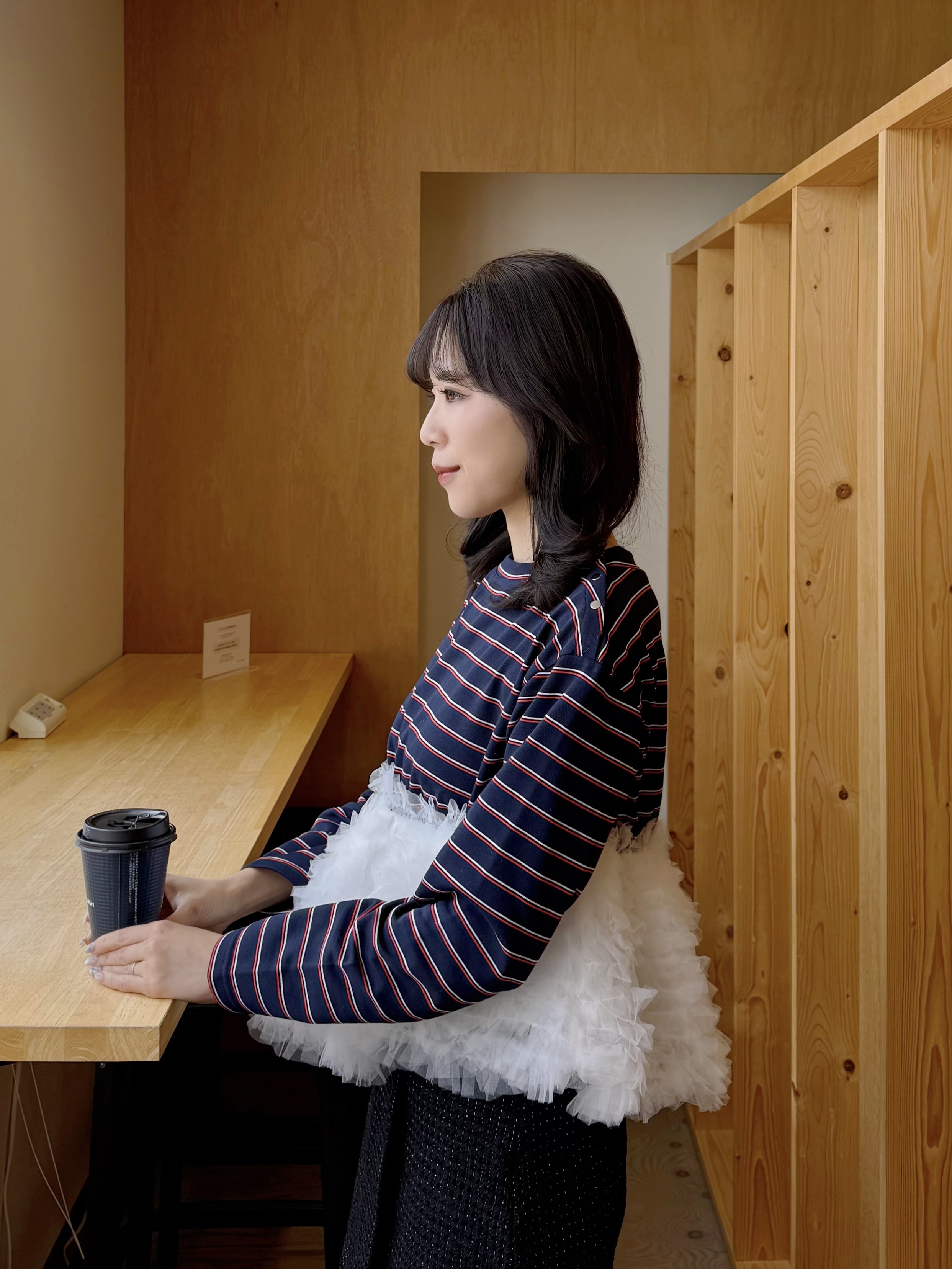 SpecialPrice•3色•紗紗間條上衣