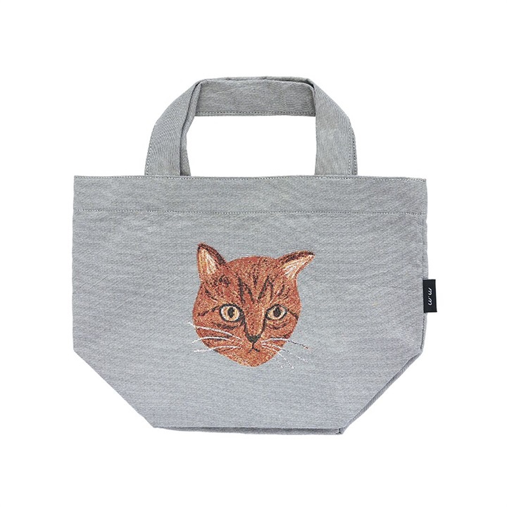 松尾Miyuki貓貓刺繡餃子袋