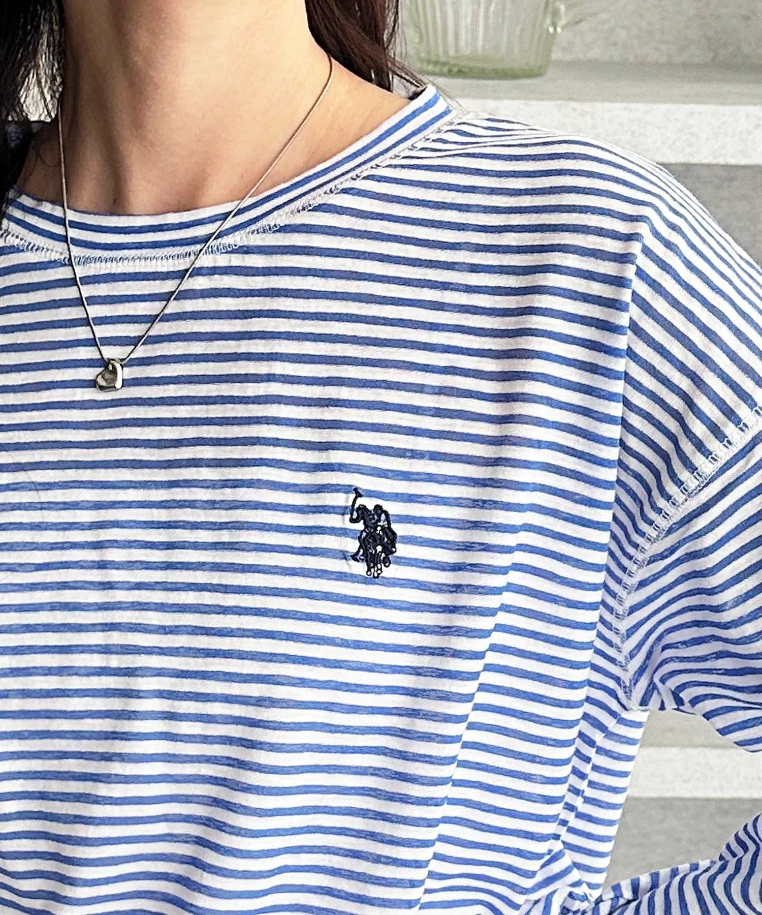 6色•Polo薄款刺繡Logo Tee