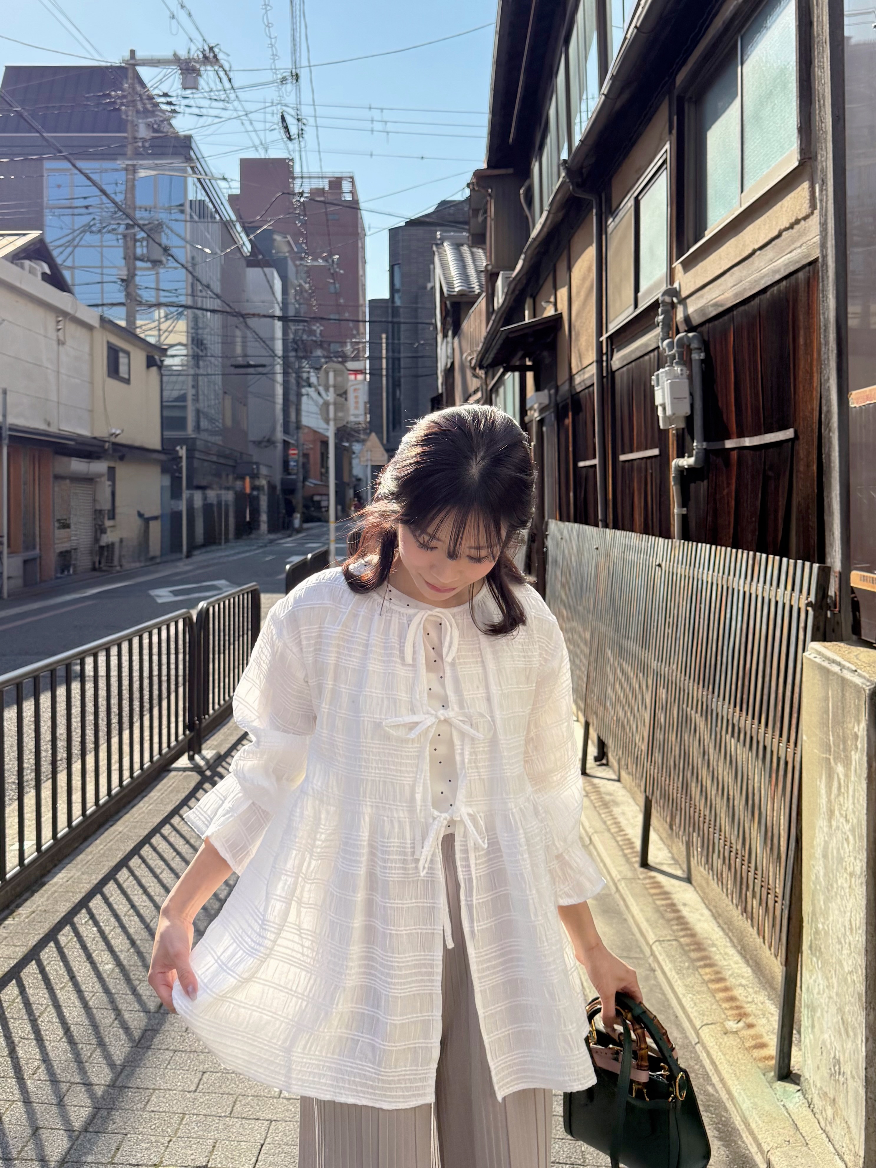 4色•2 Way前後束袖外套上衣