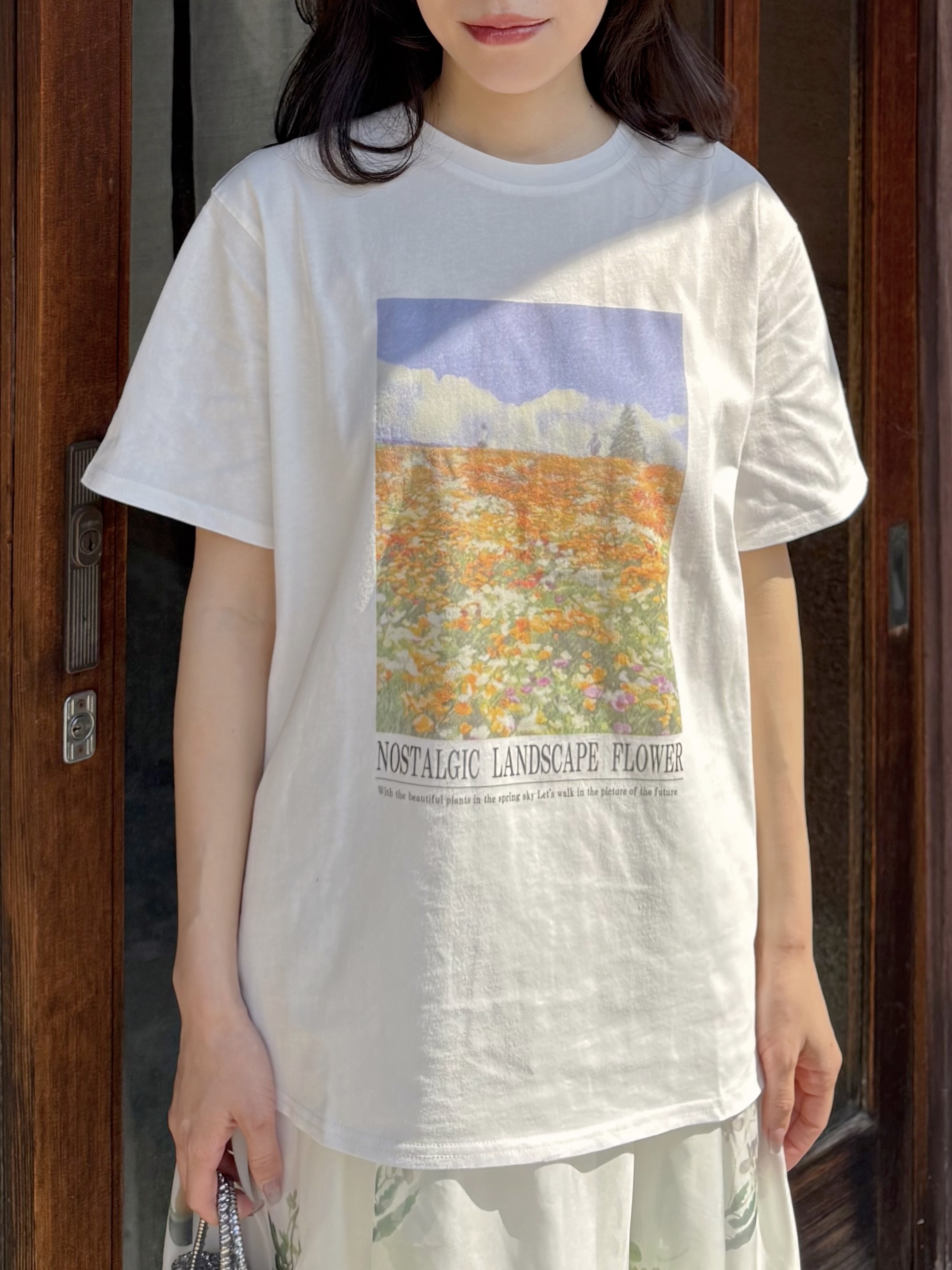 風景油畫短袖Tee