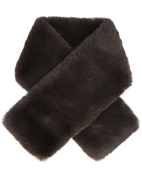 柔軟毛毛頸巾