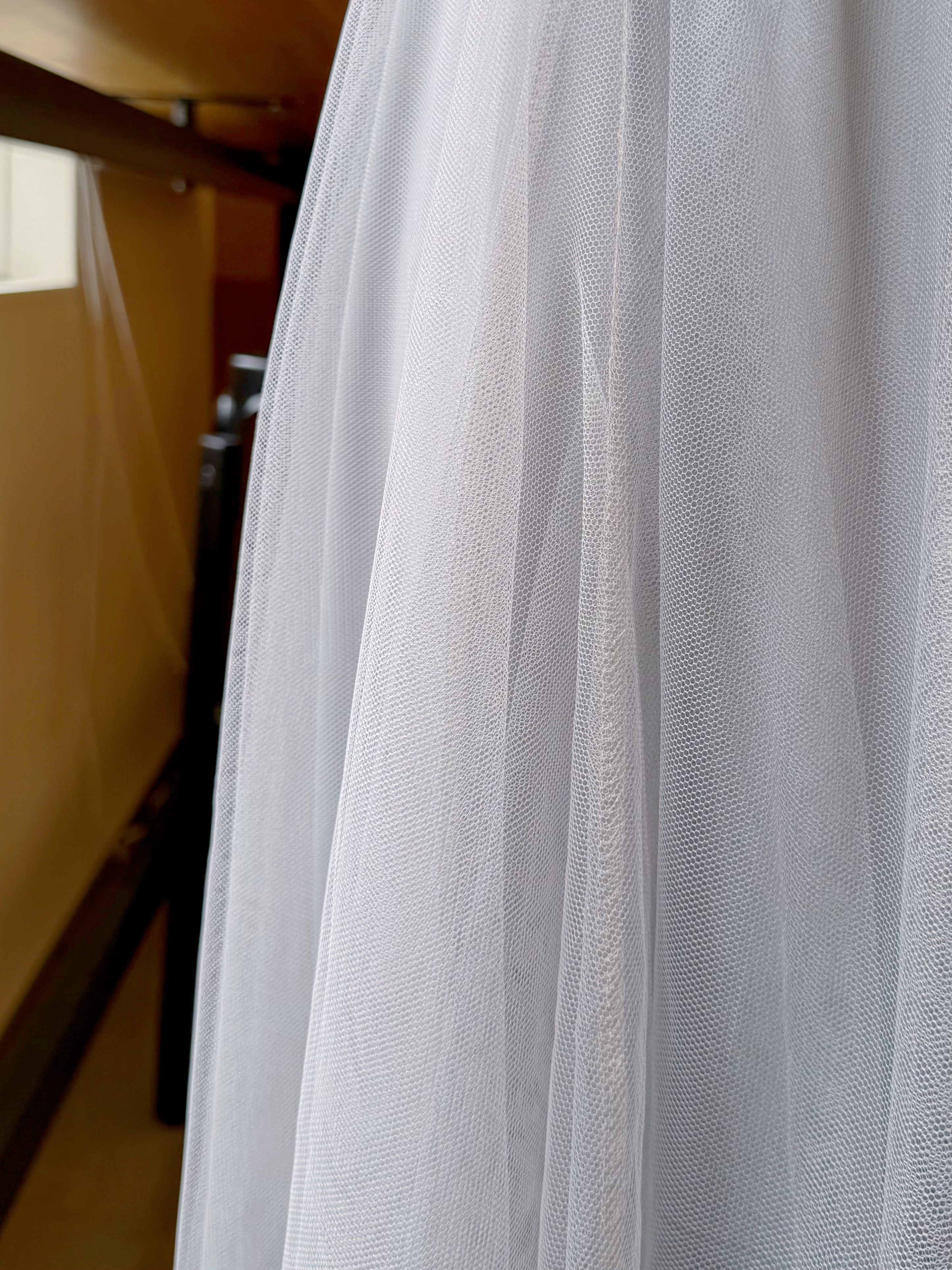 3色•深淺拼色紗紗A line半身裙