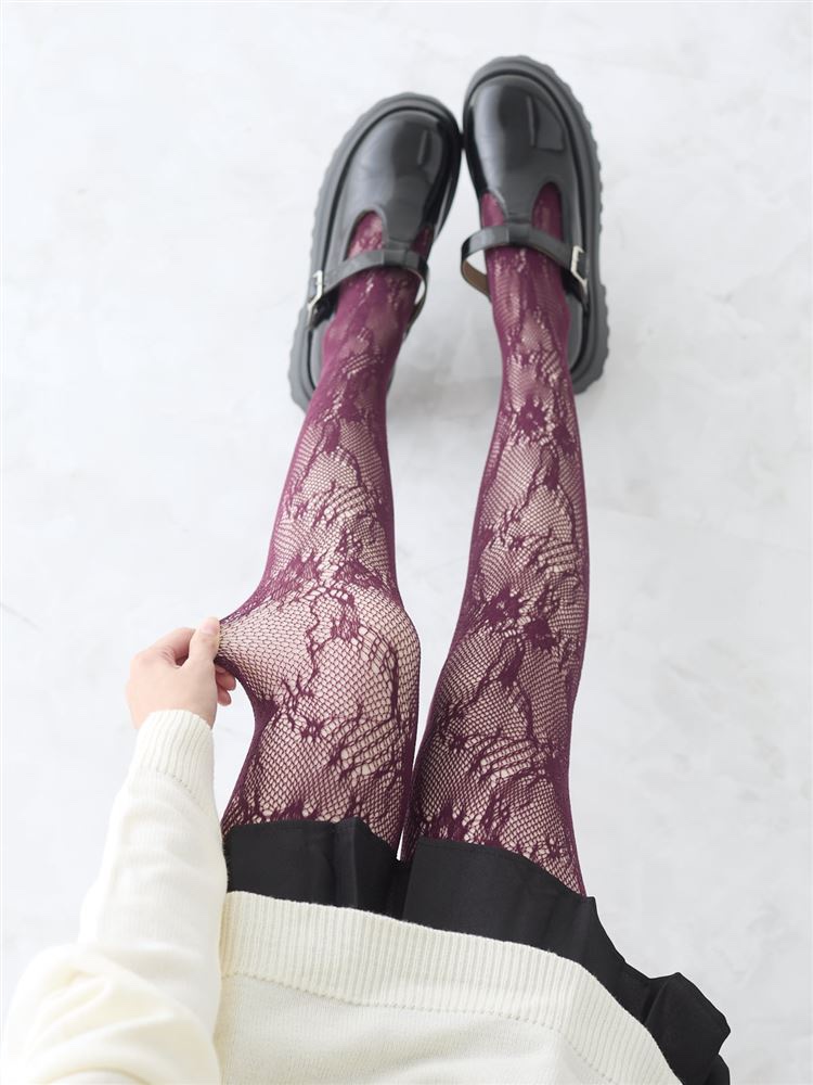 仿素肌蕾絲絲襪