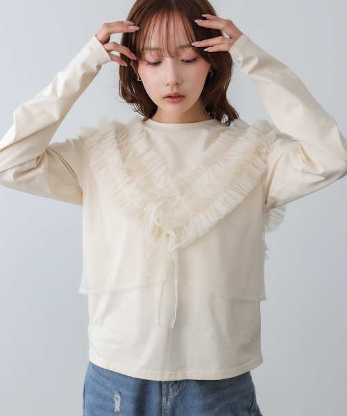 SpecialPrice•3色•2Way前後紗紗上衣