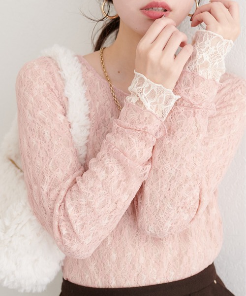 PreOrder•11月下旬• 2Way底面穿蕾絲款上衣