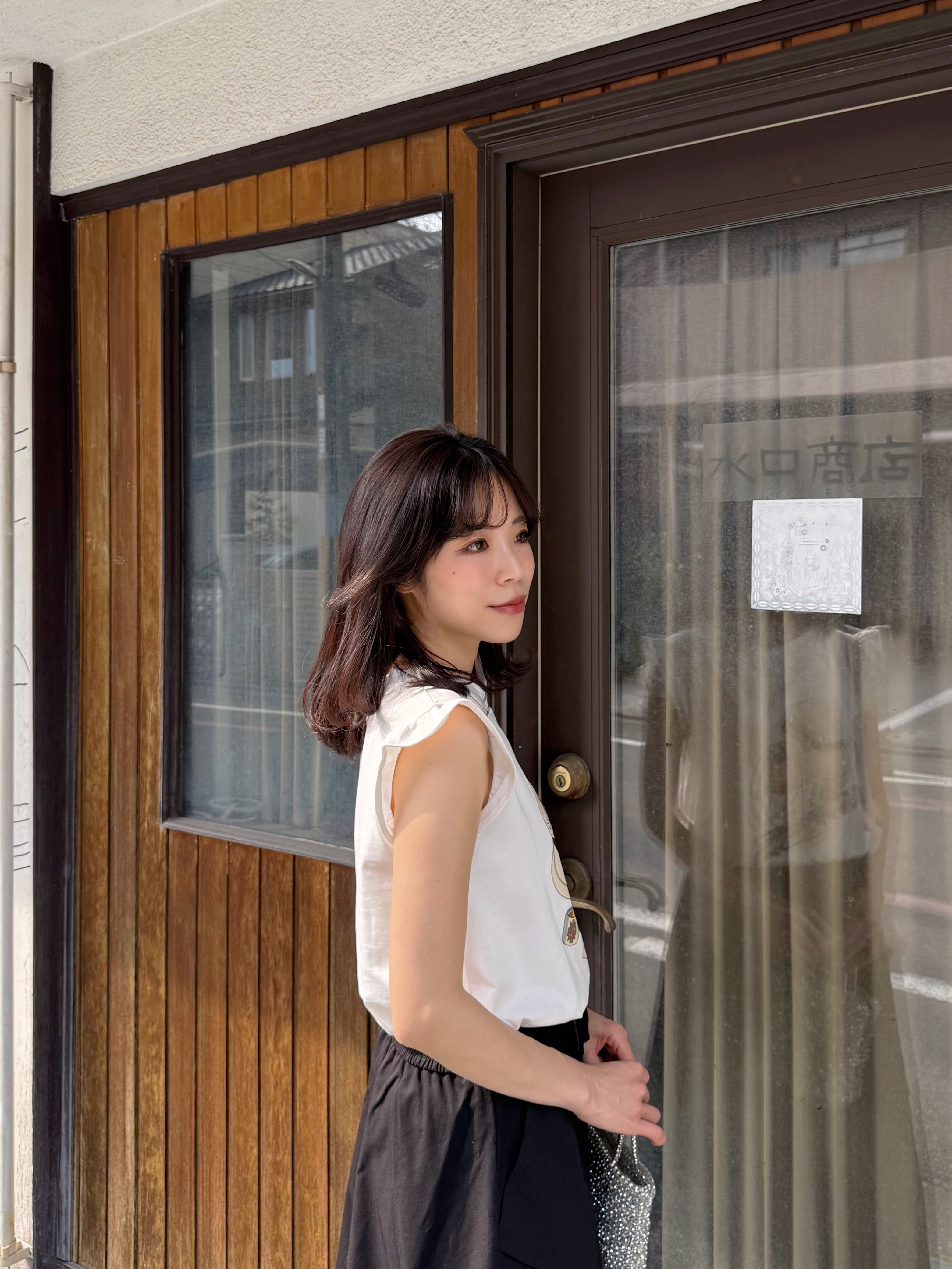 香水草編帽飄飄袖Tee