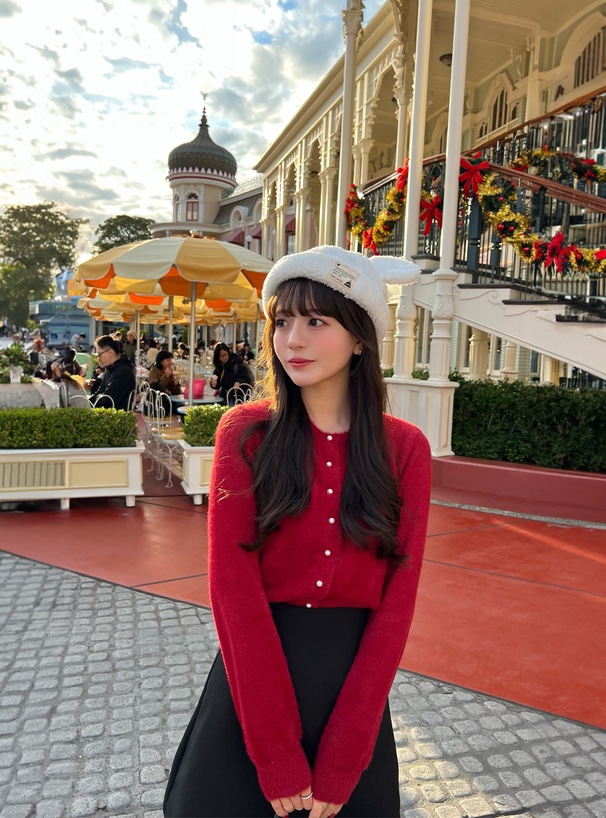 微閃薄款毛毛針織外套