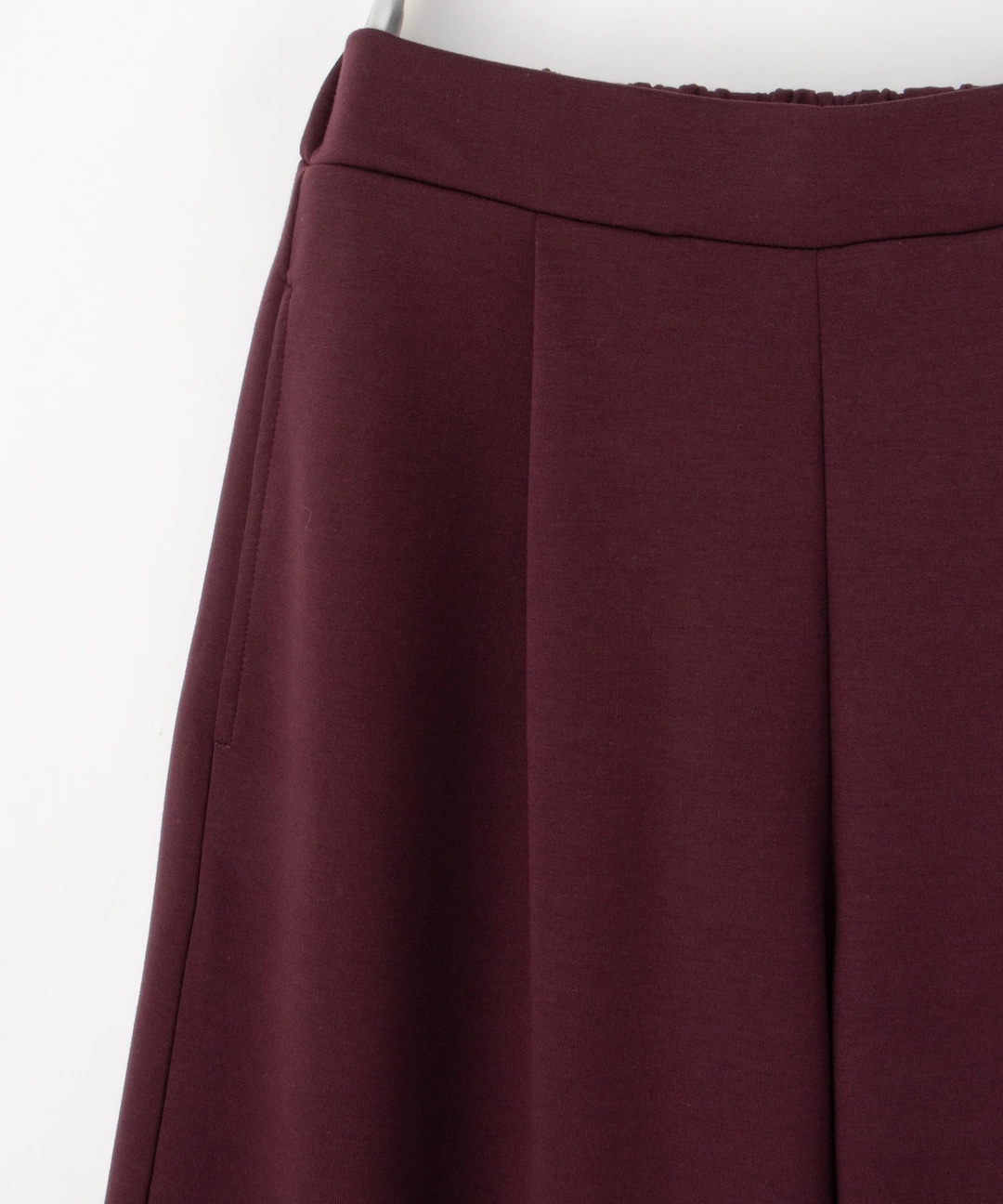 簡約秋冬淨色闊腳褲