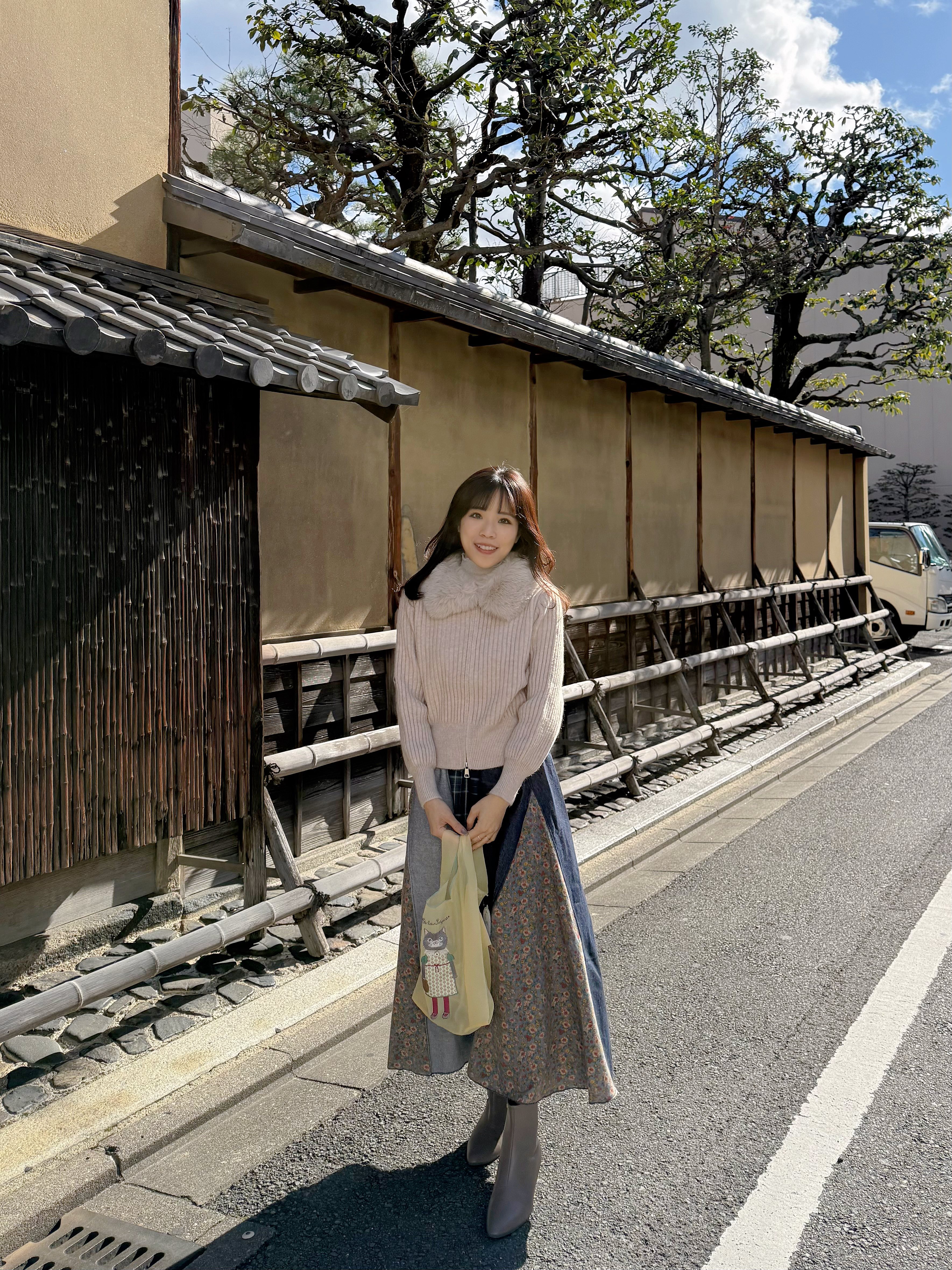 毛毛領拉鍊針織外套