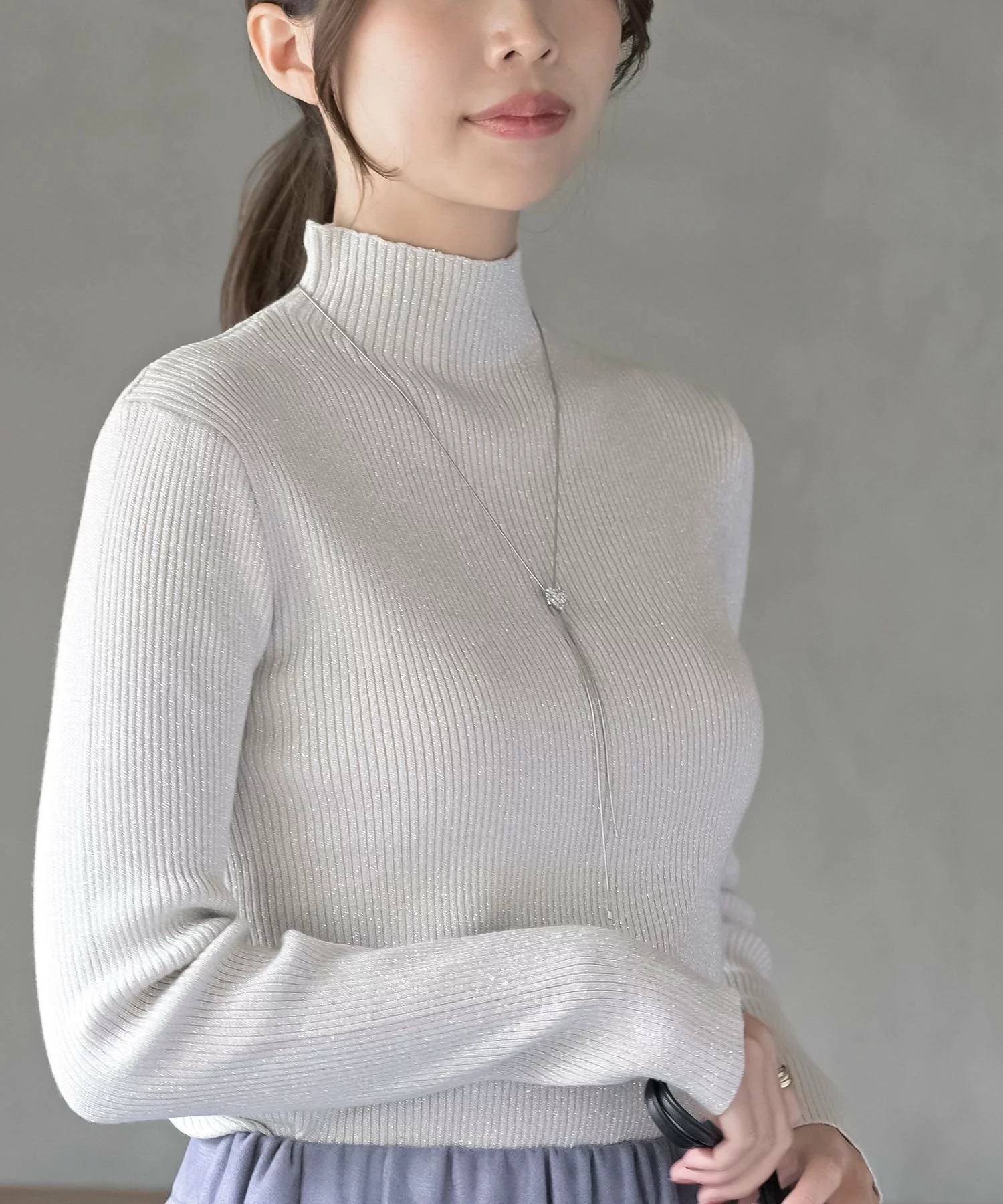 閃閃企領針織上衣