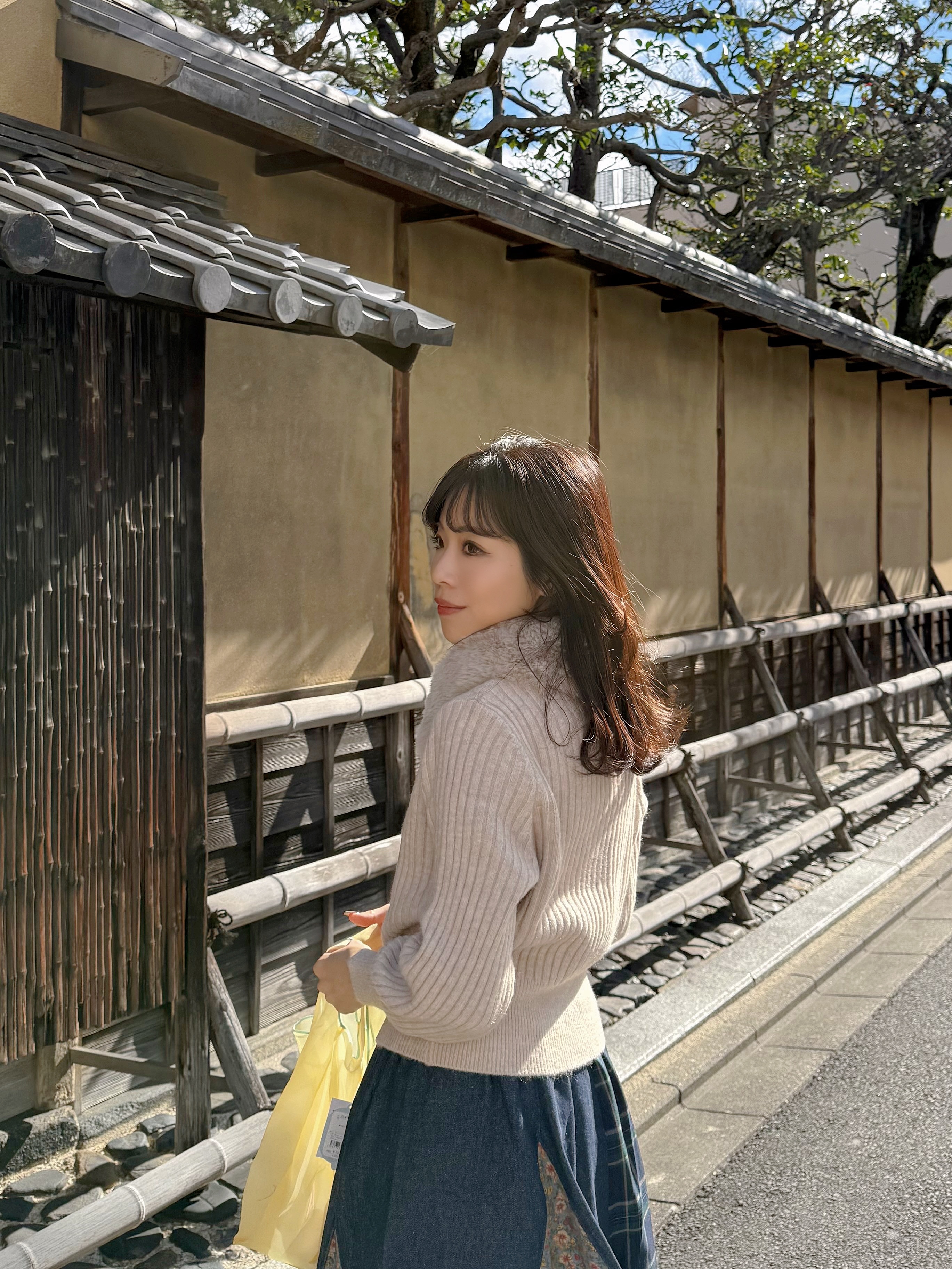 毛毛領拉鍊針織外套